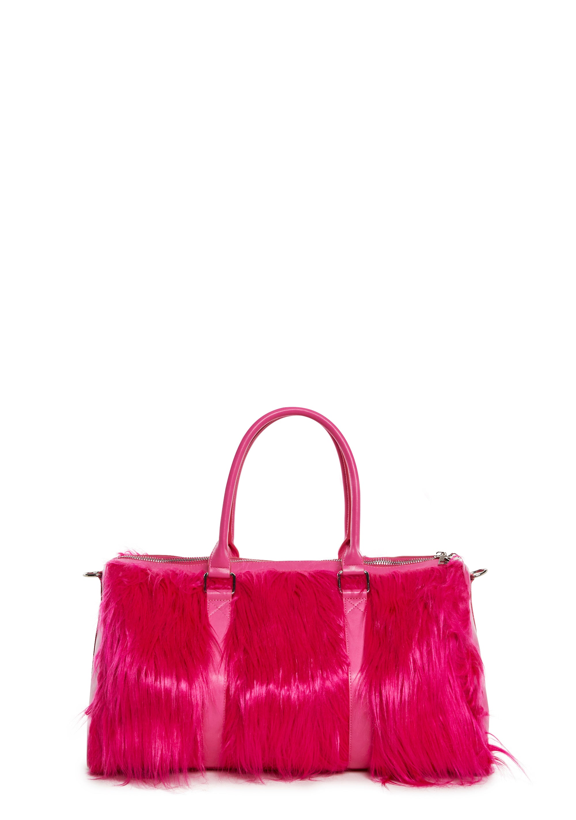 Fuzzy weekender bag 2025
