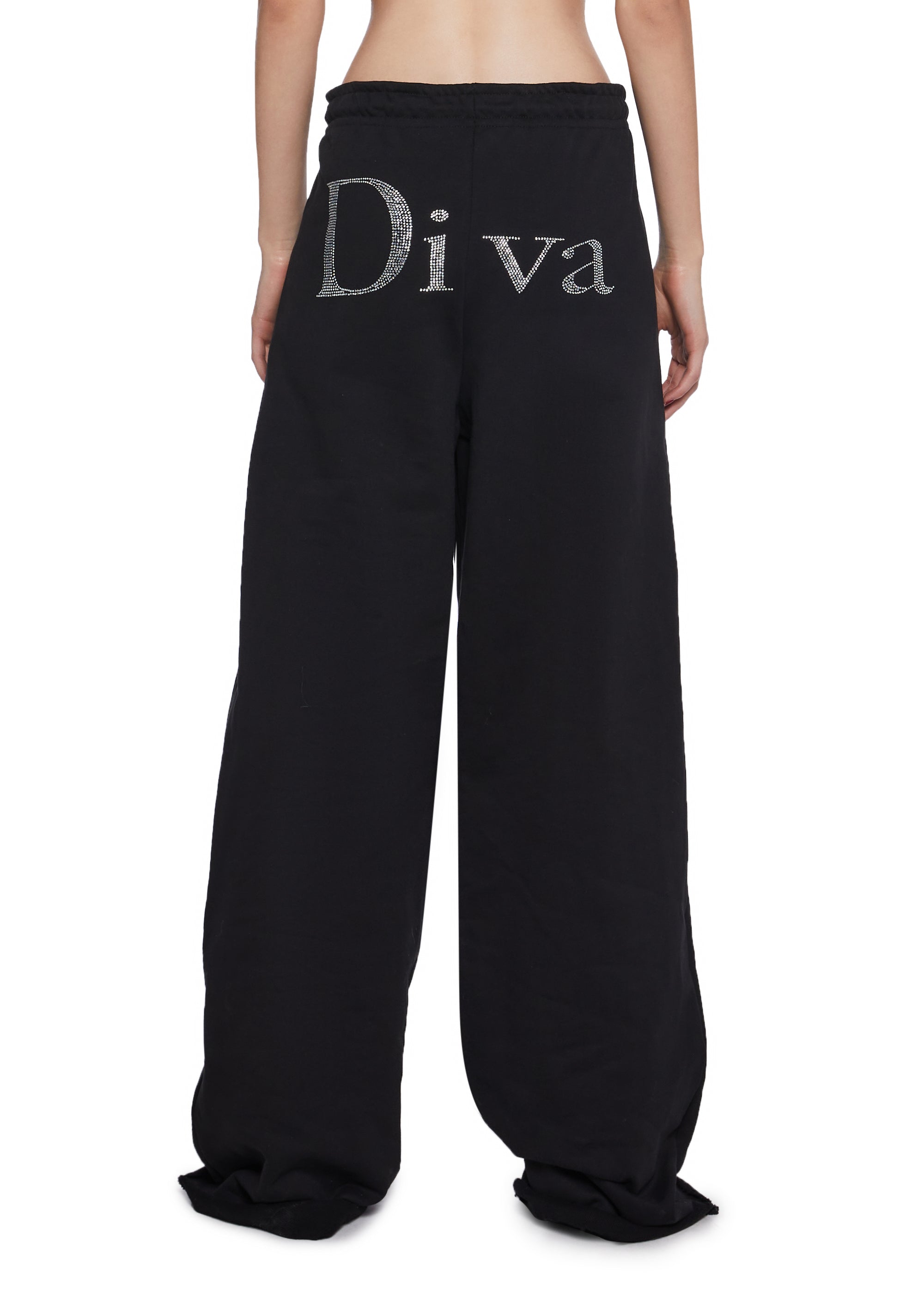 Namilia Diva Rhinestone Sweatpants - Black – Dolls Kill Namilia Diva Rhinestone Sweatpants - Black – Dolls Kill