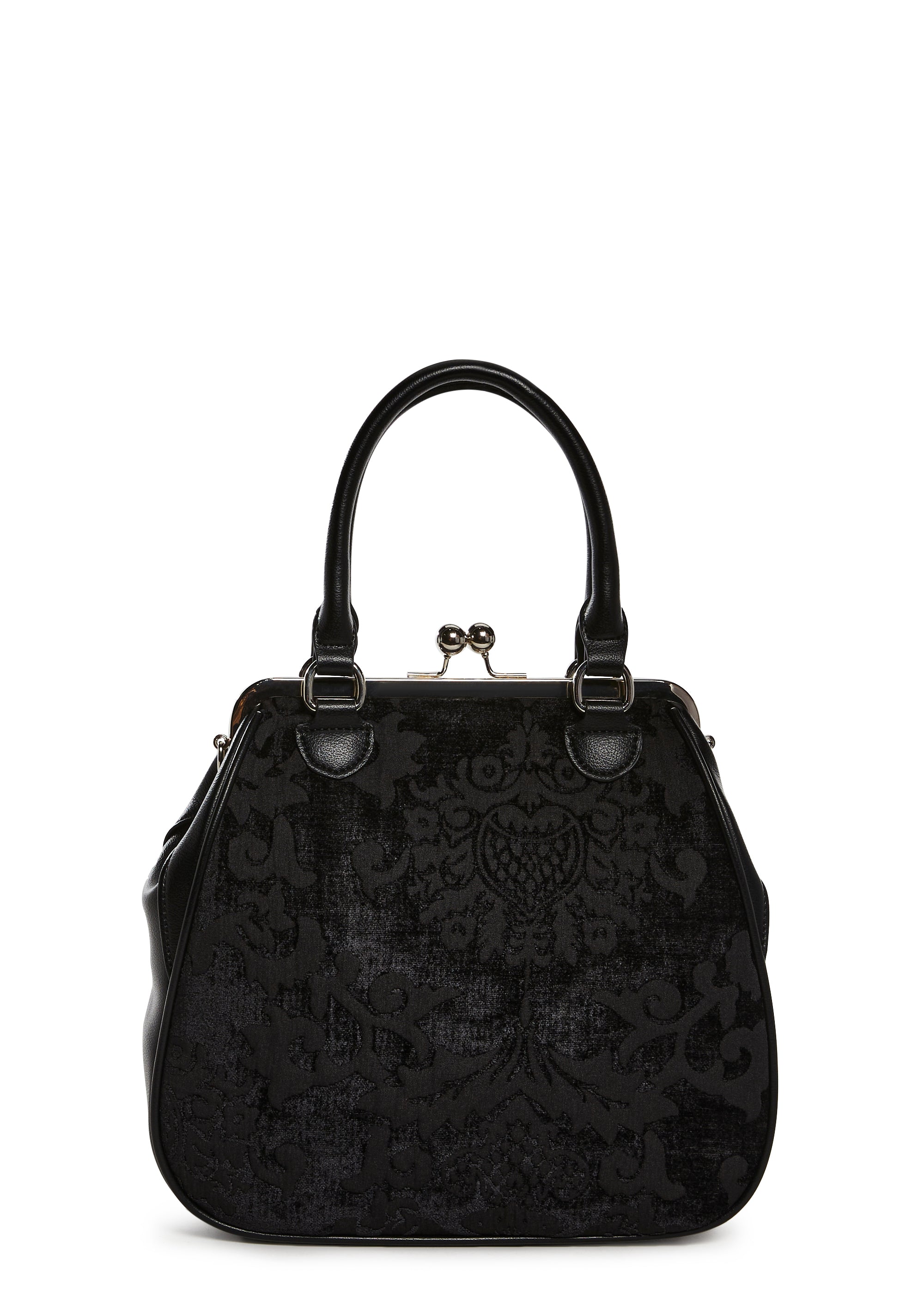 Widow Deceiving Nature Brocade Bag Black One Size
