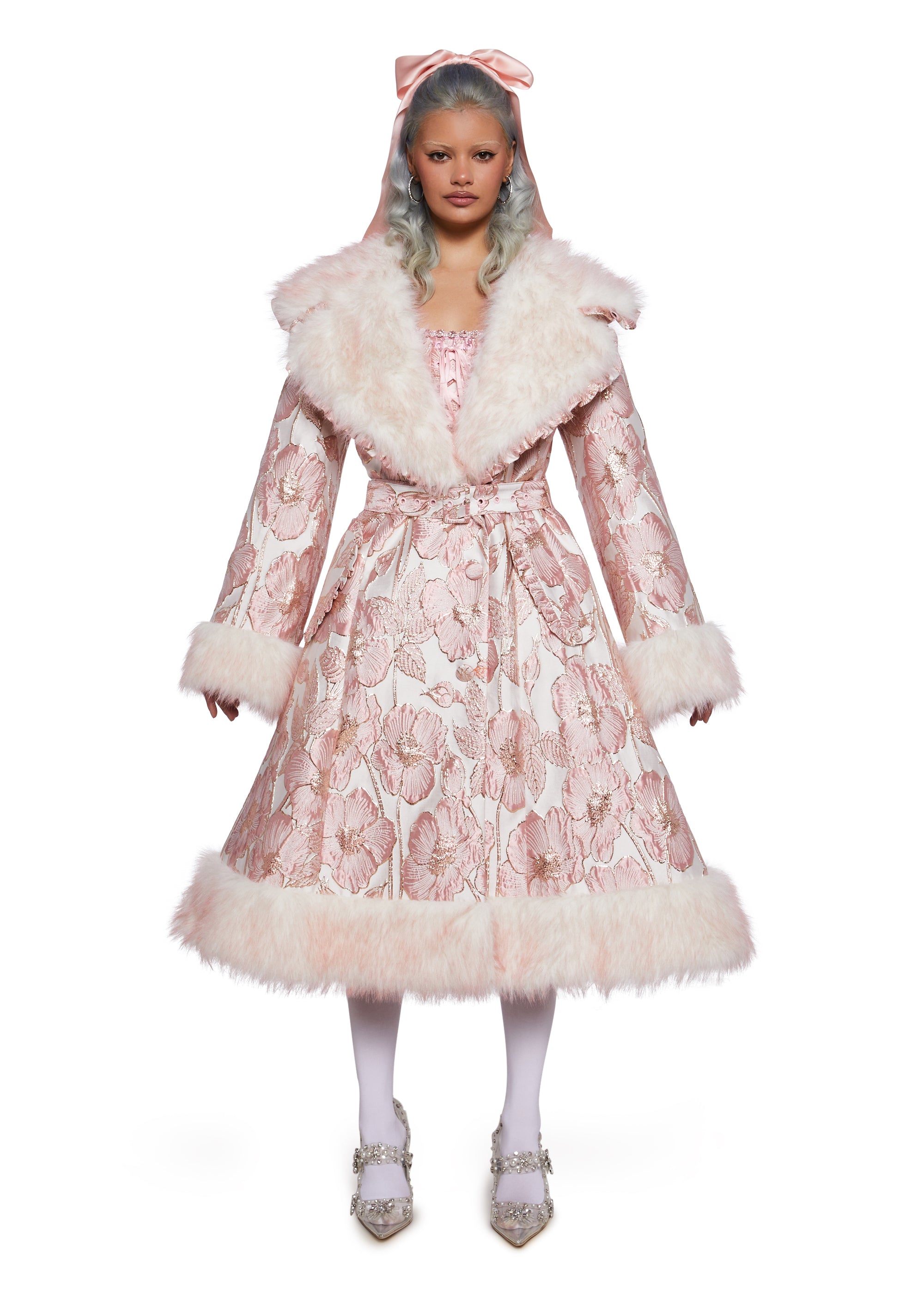 Premium Faux Fur Short Coat | boohoo
