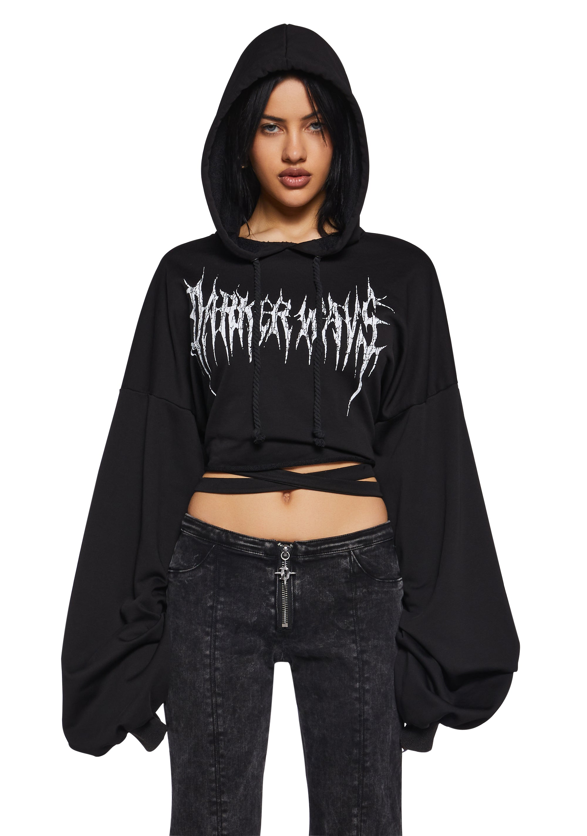 Sexyshine Women's Off-Shoulder Criss Cross Back Sweater – Fake Two-Piece Crop Top With Batwing Sleeves