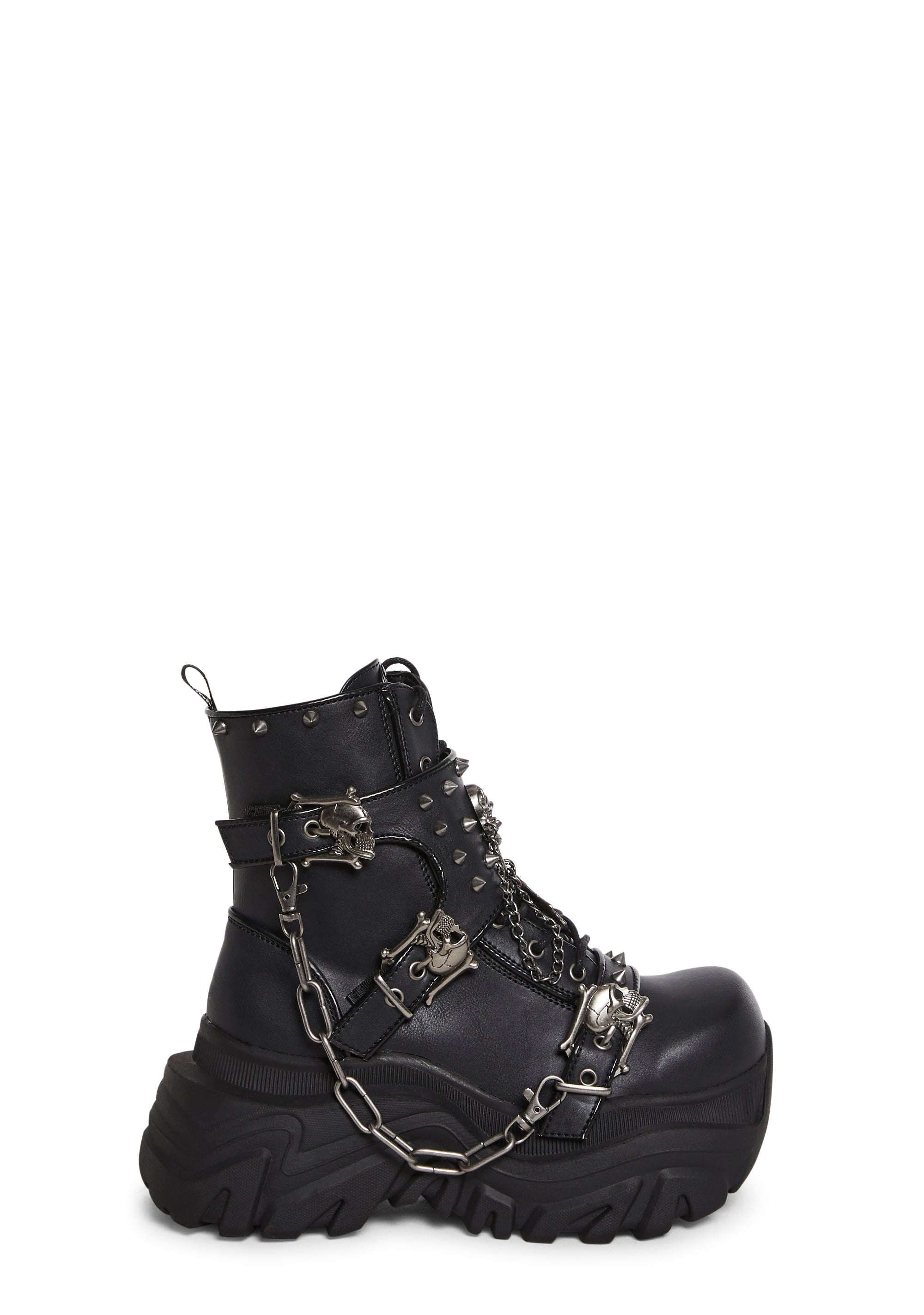 Echo-60 Platform Calf Boot – Dolls Kill