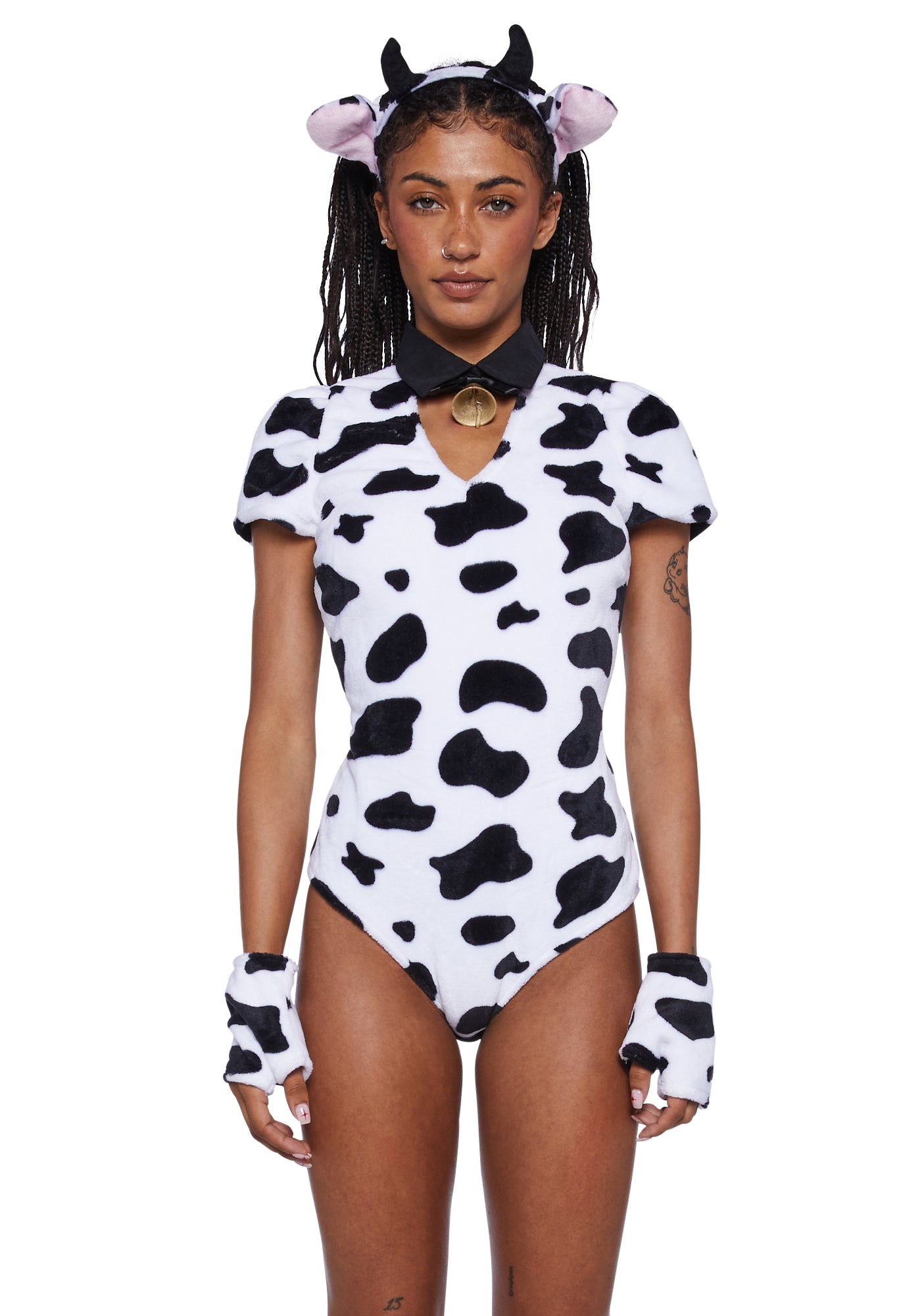 Cow Girl Costume  Sexy Bodysuit Set – Dolls Kill
