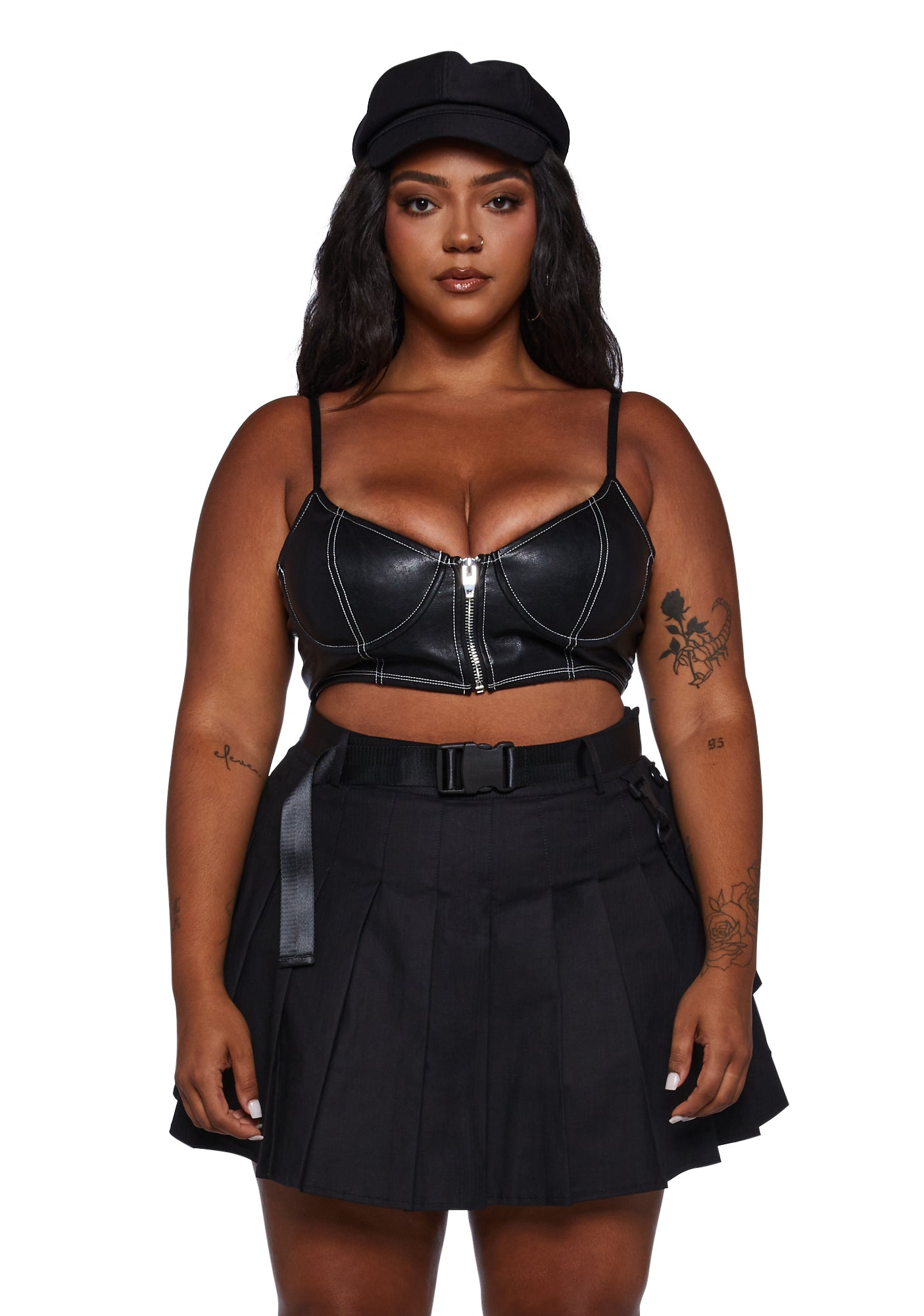Zip bralette store