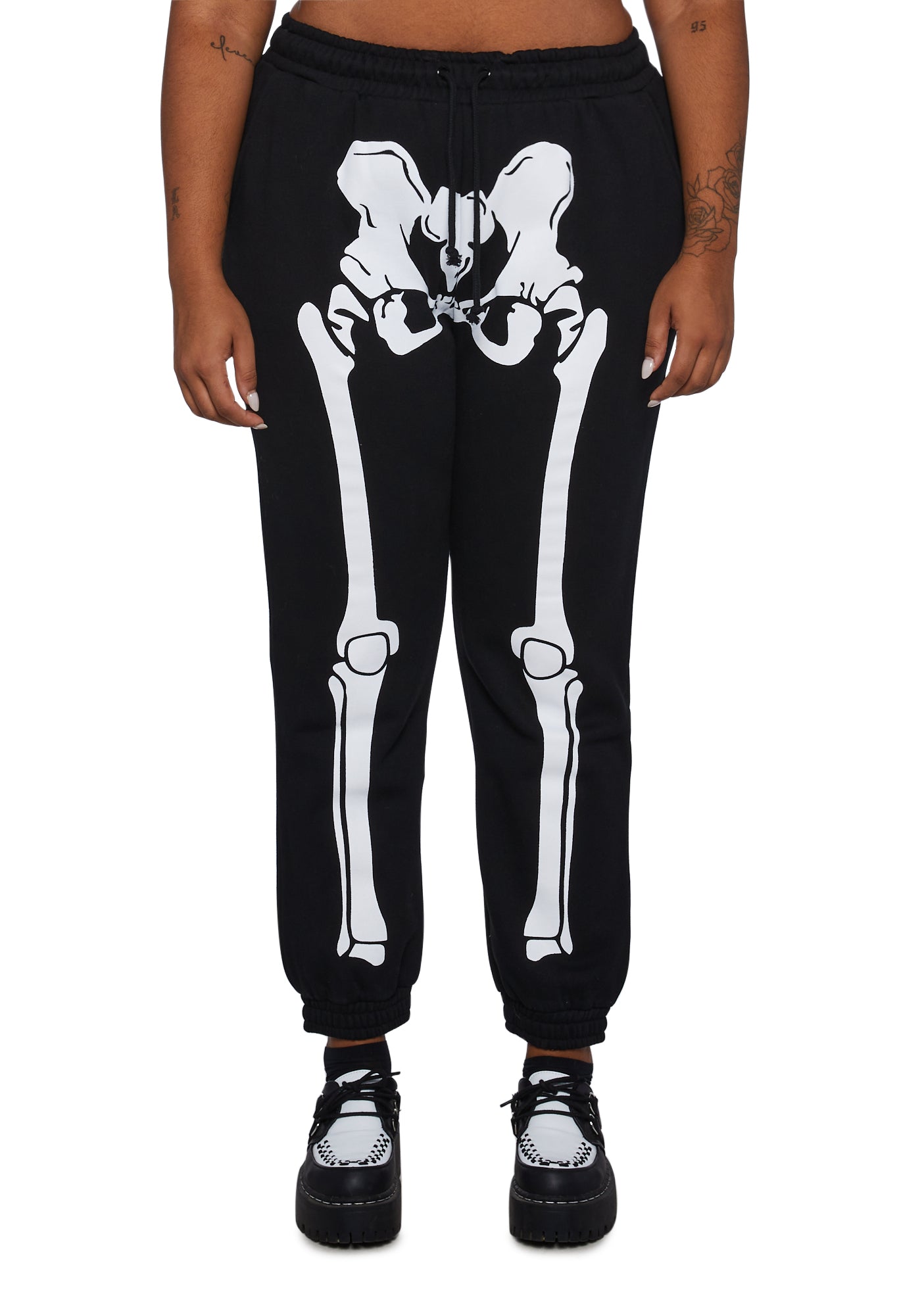 Skeleton sweatpants on sale mens