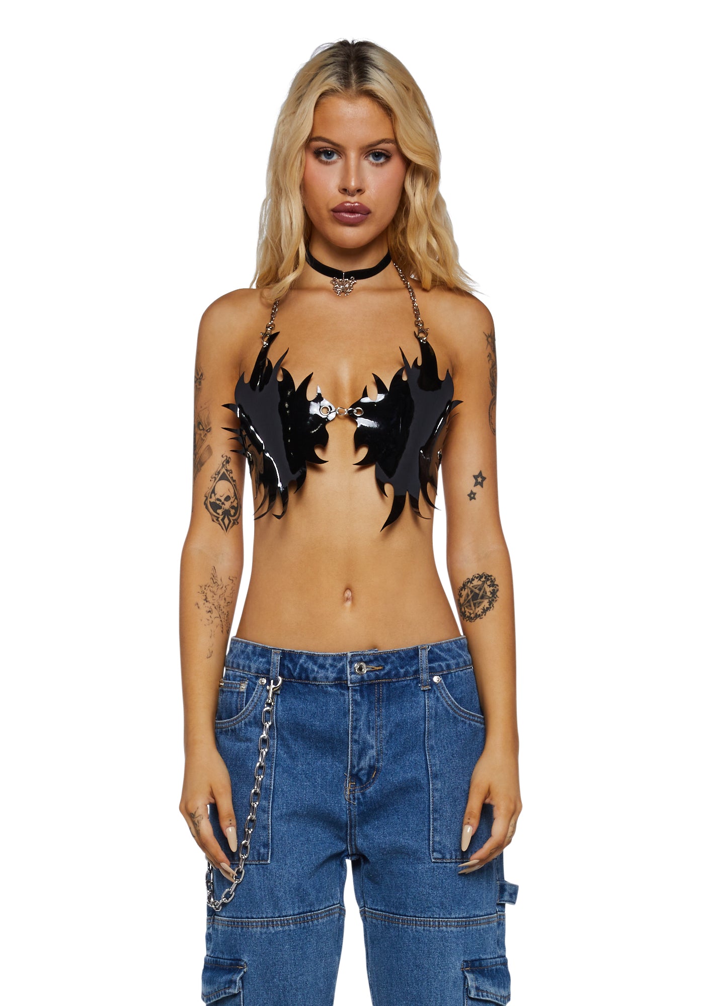Dolls kill chain bra store