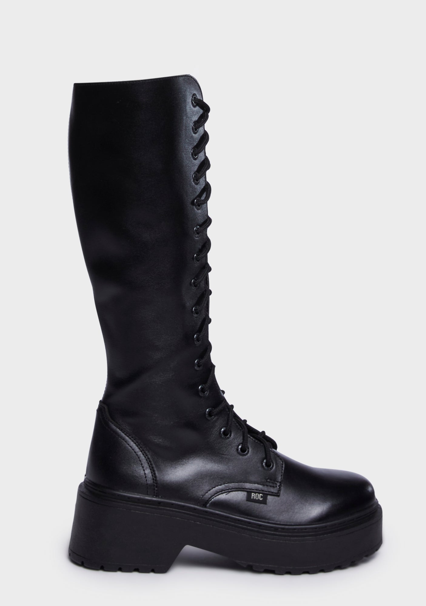 ROC Boots Australia Tulsa Leather CalfHigh Boots Dolls Kill
