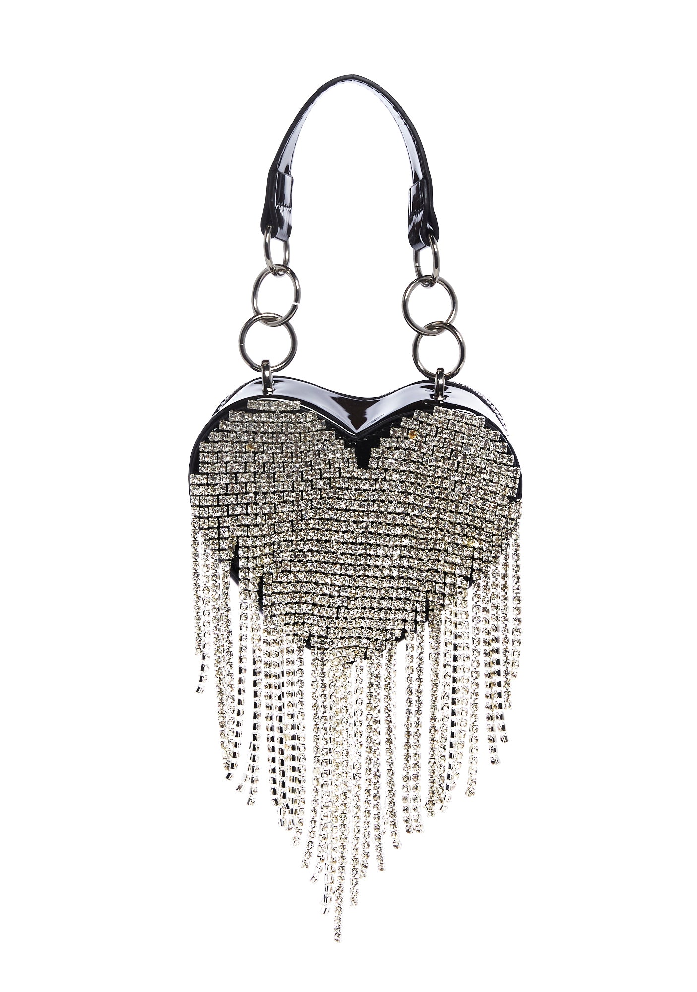 Rhinestone best sale heart purse