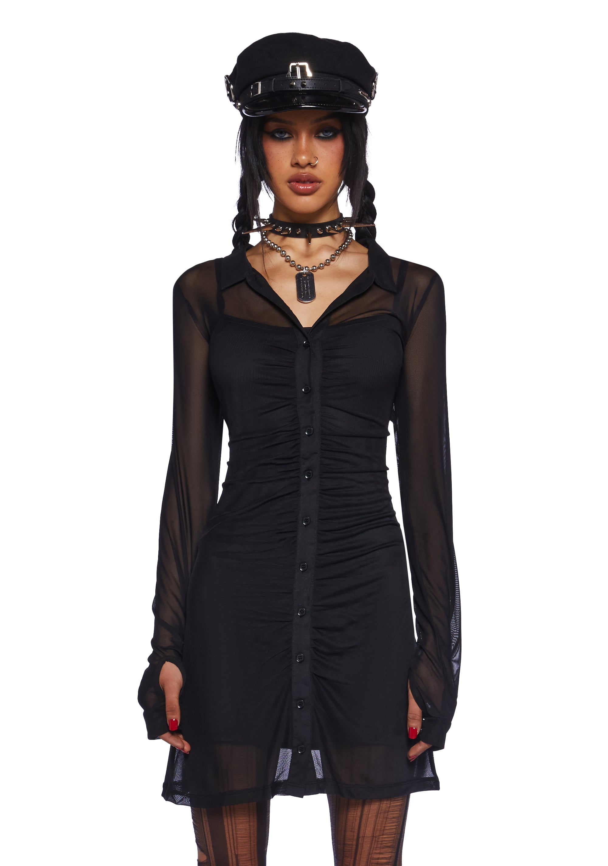 mesh shirt dress Current Mood Ruched Mesh Button Down Shirt Dress mesh shirt dress Current Mood Ruched Mesh Button Down Shirt Dress