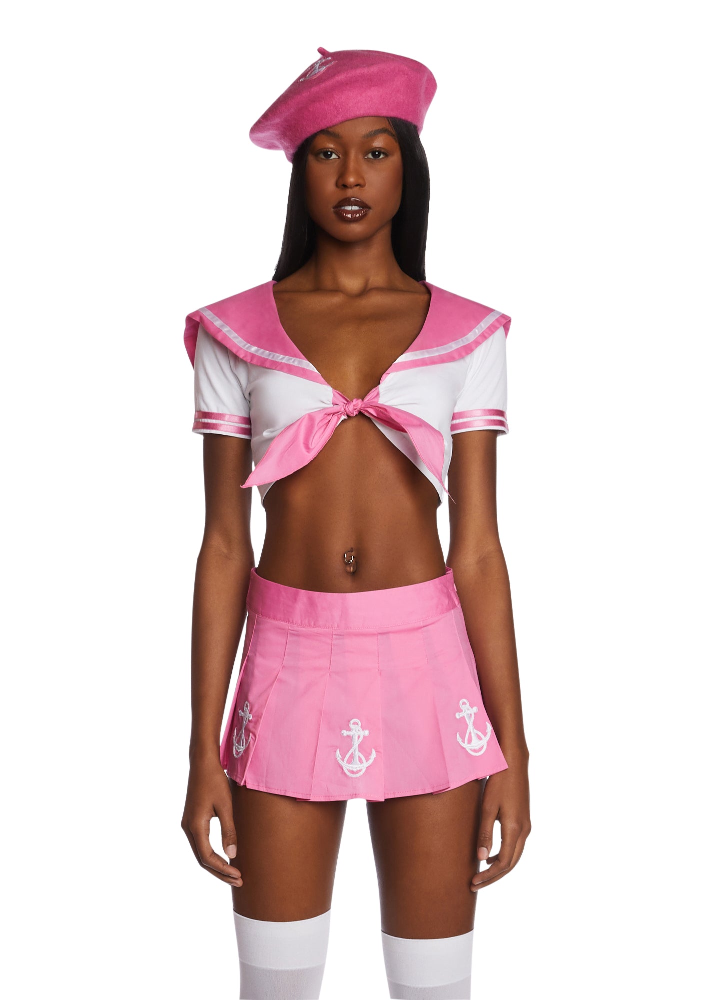 Trickz N Treatz Sexy Sailor Costume - PINK PINK / MEDIUM Trickz N Treatz Sexy Sailor Costume - PINK PINK / MEDIUM