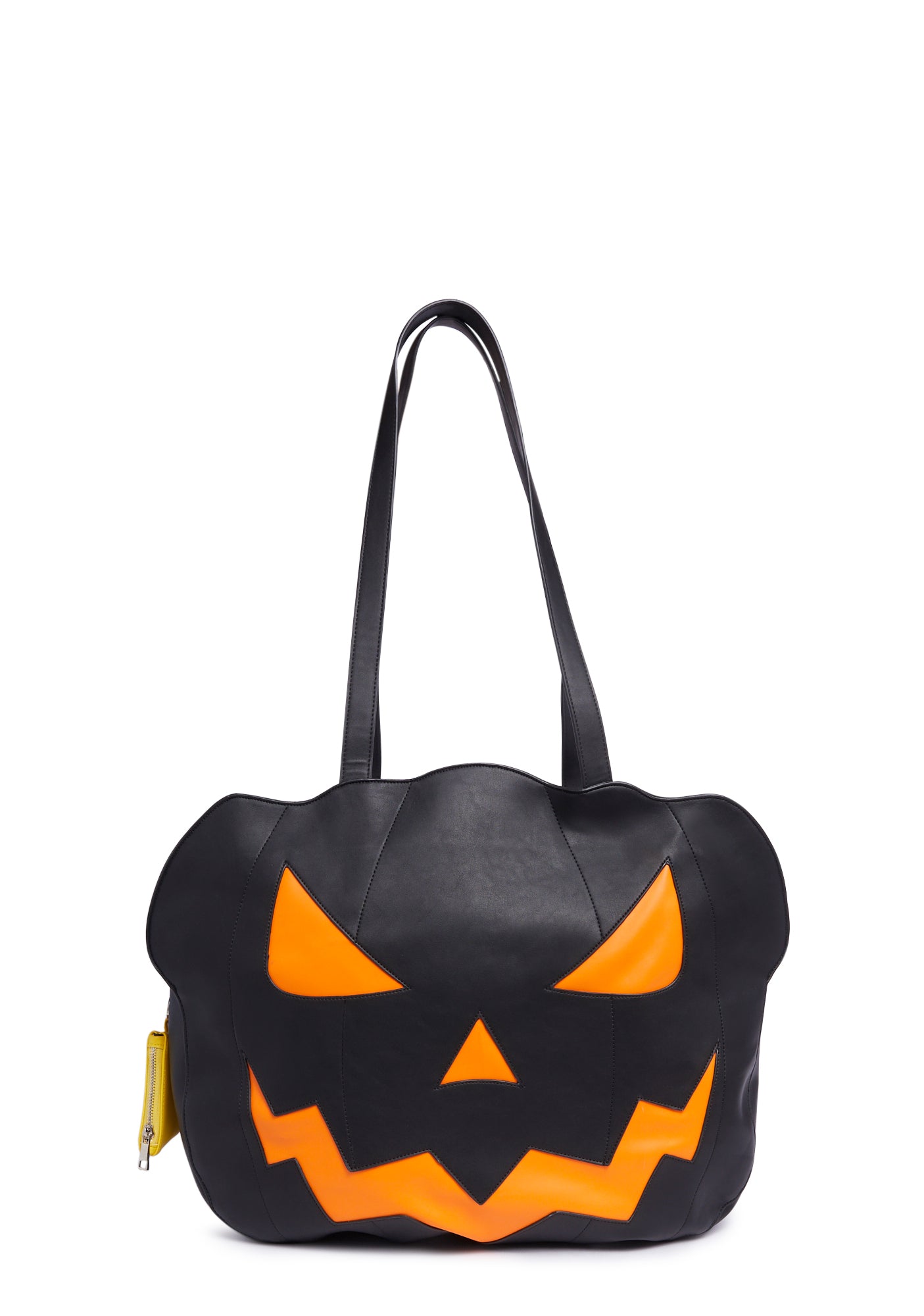 Trickz N Treatz Pumpkin Jack O Lantern Mega Tote Black/Orange