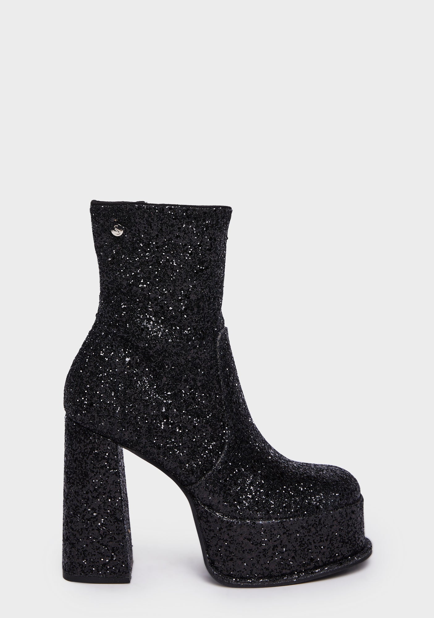 Shellys London Edge Platform Ankle Boots Black Dolls Kill