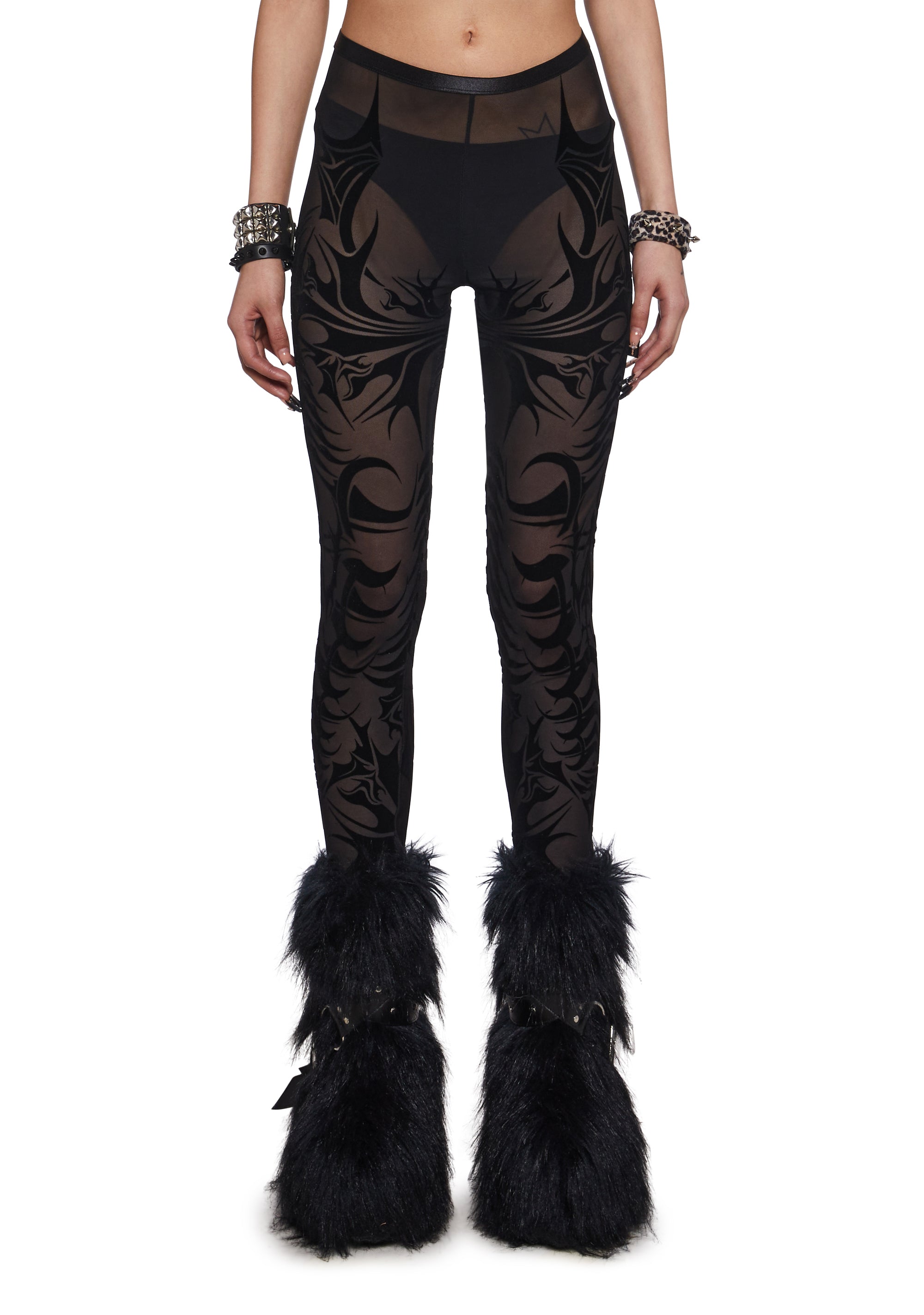 Sheer mesh leggings best sale