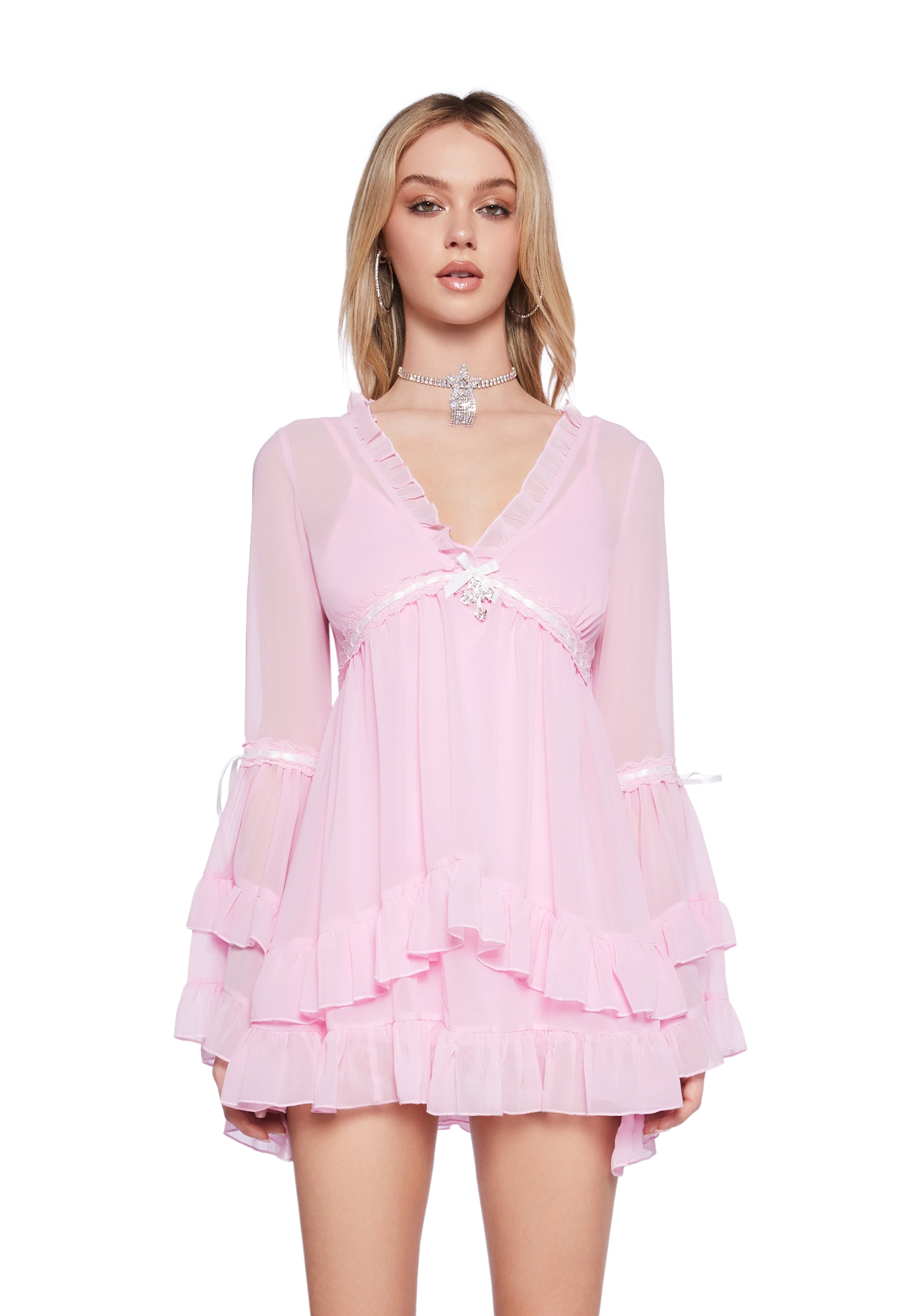 Real Divinity Mini Dress - Light Pink