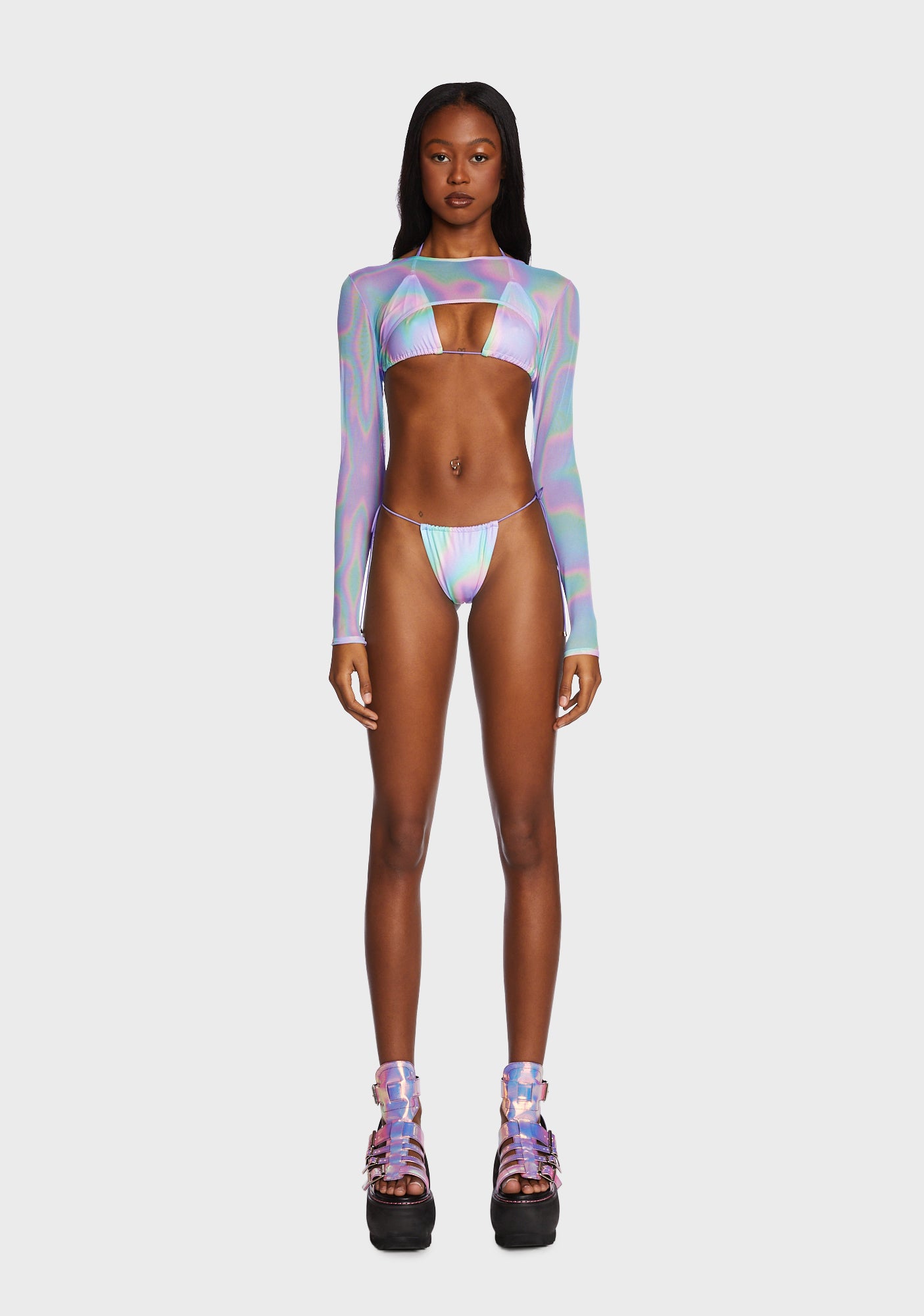 Reflective swimsuit new arrivals