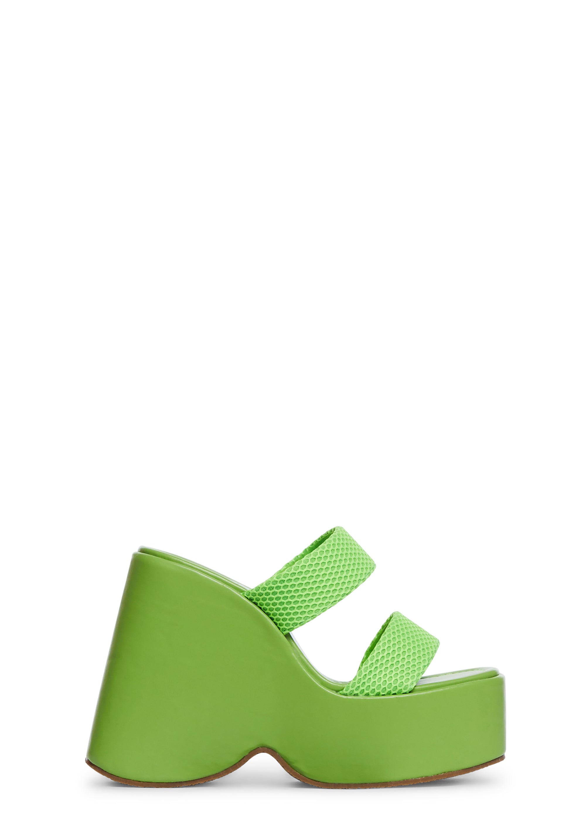 Green platform wedges discount