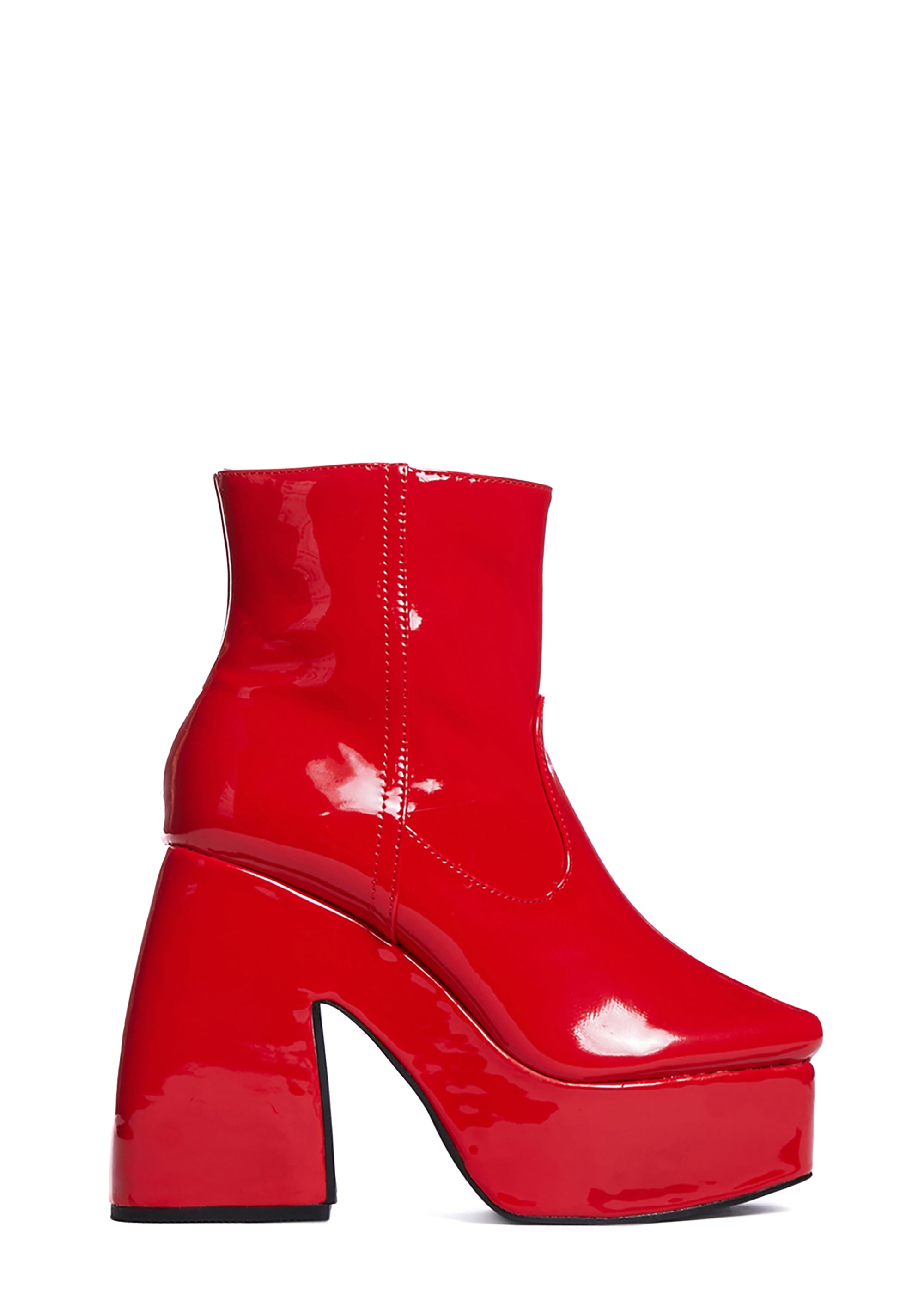 Patent Platform Heel Ankle Boots Red Dolls Kill patent-platform-heel-ankle-boots-red-dolls-kill