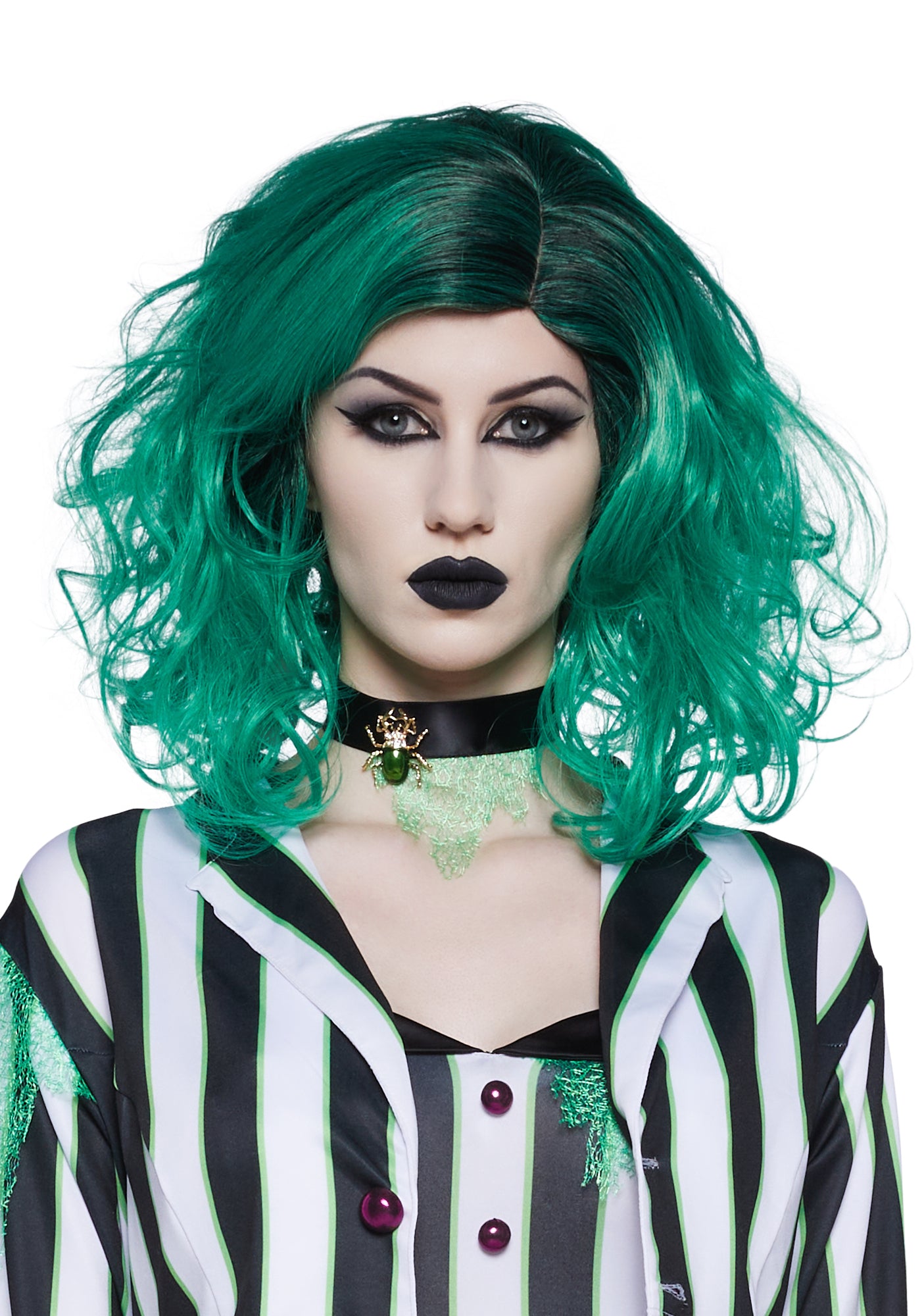 Green wig outlet beetlejuice