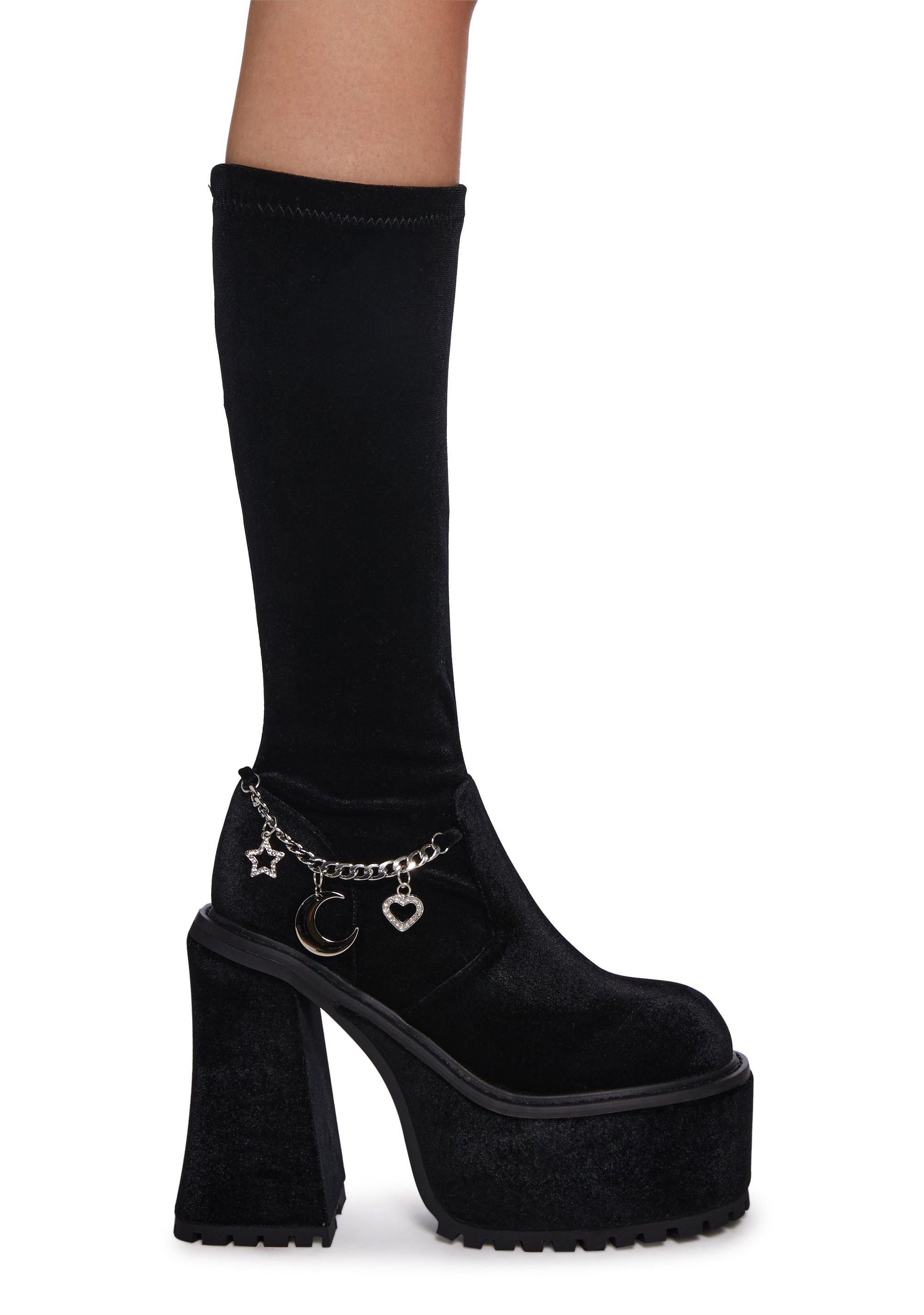 Velvet boots outlet