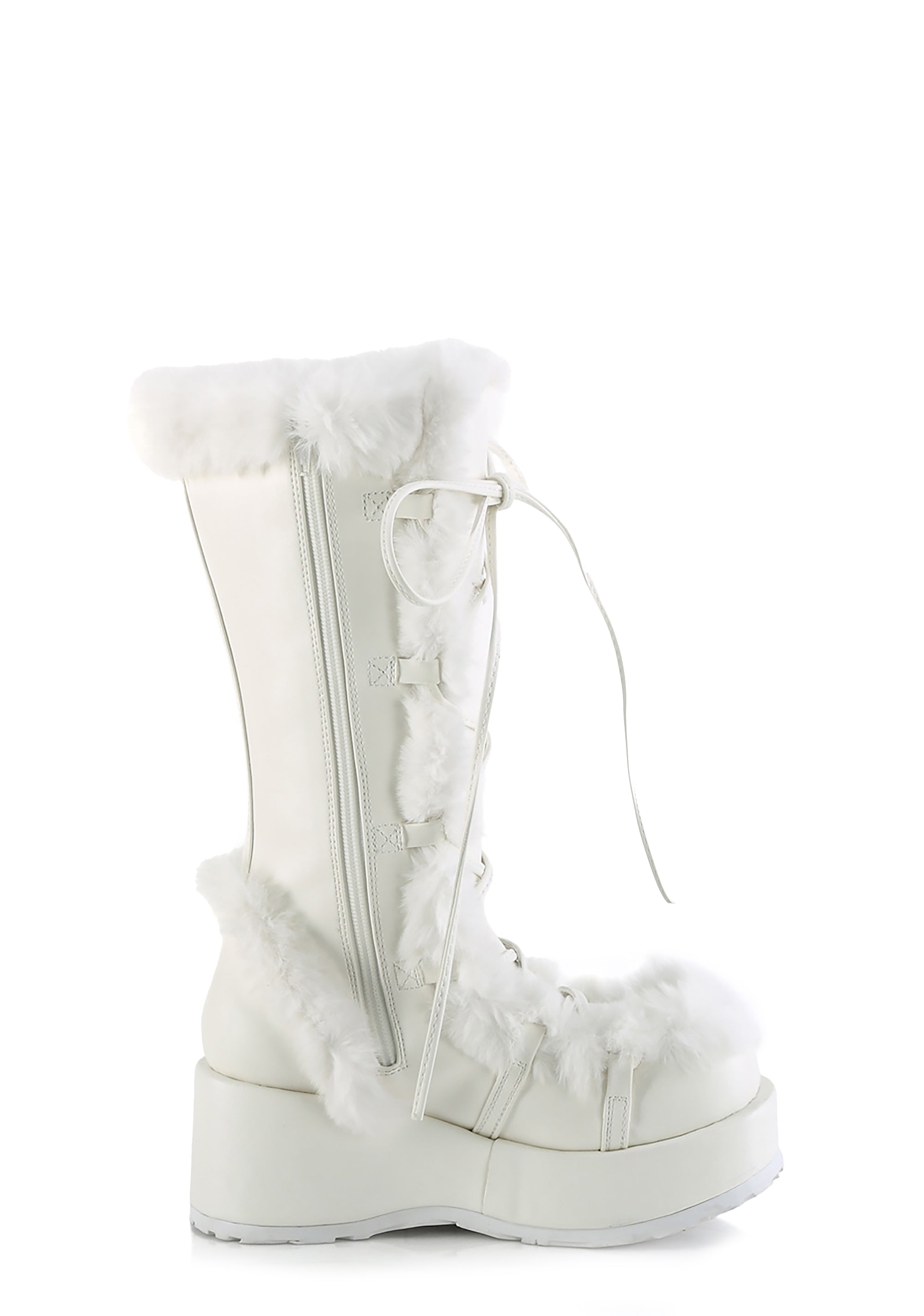 Demonia Cubby 311 Black Low Platform Boots Demonia Cubby-311 Faux