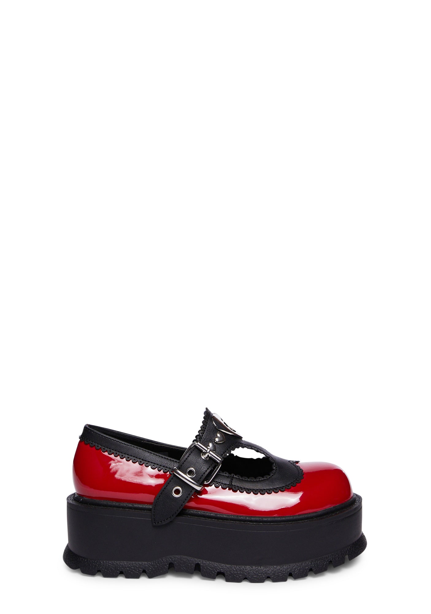 Demonia heart mary janes outlet