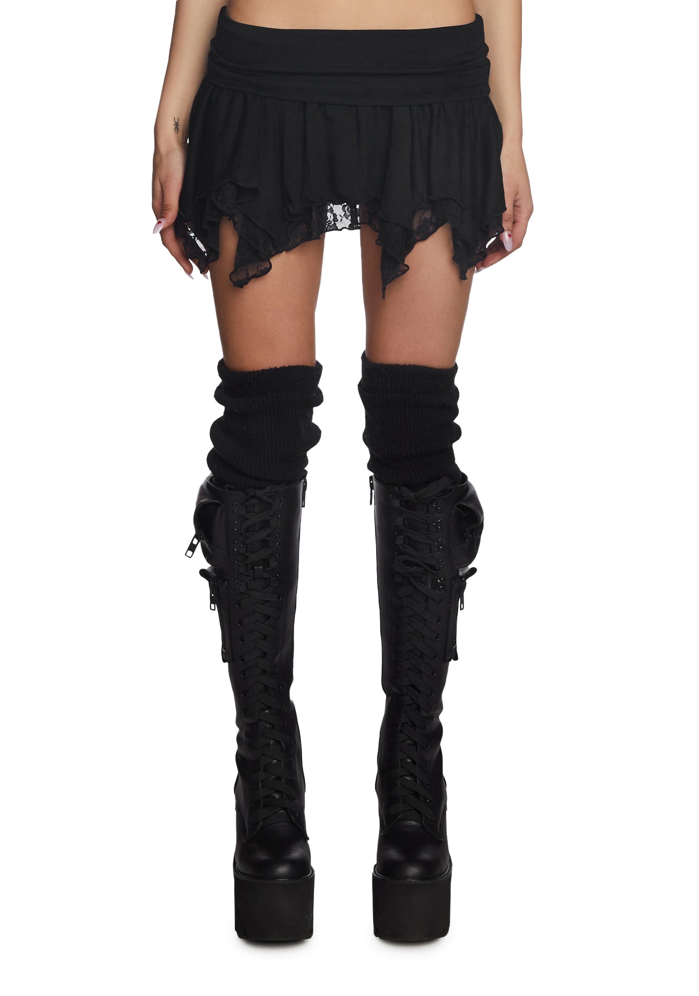 Short black skirt 9mm 2025