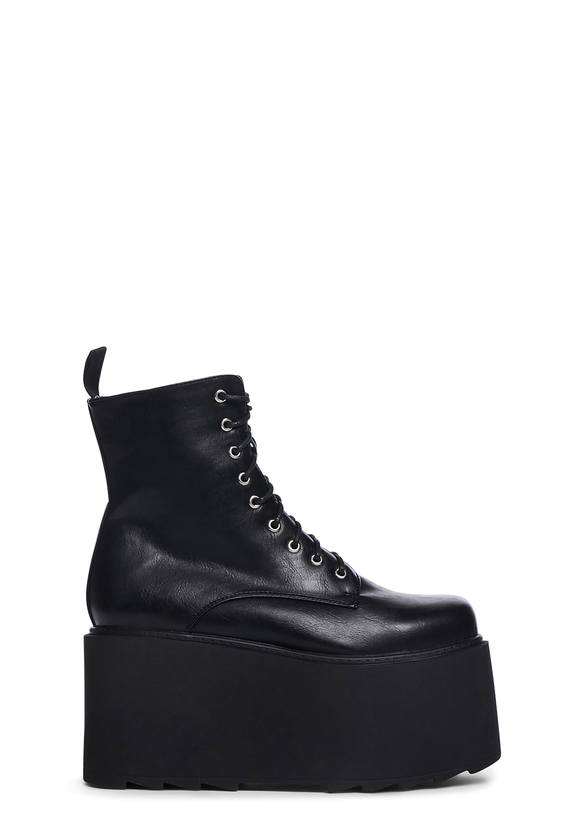 Lamoda Wedge Platform Combat Boots Black Dolls Kill
