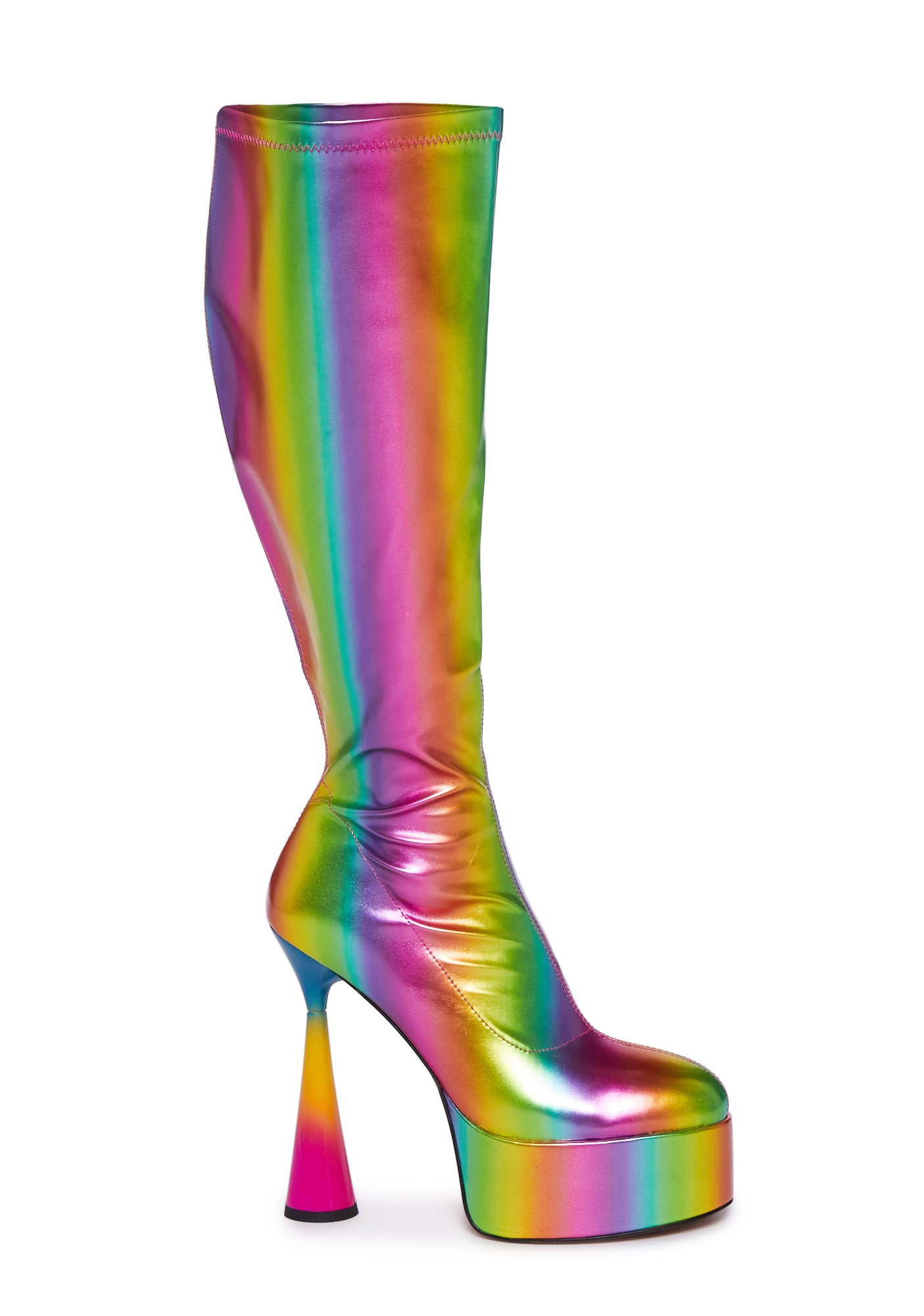 Ham Rainbow Platform Boots