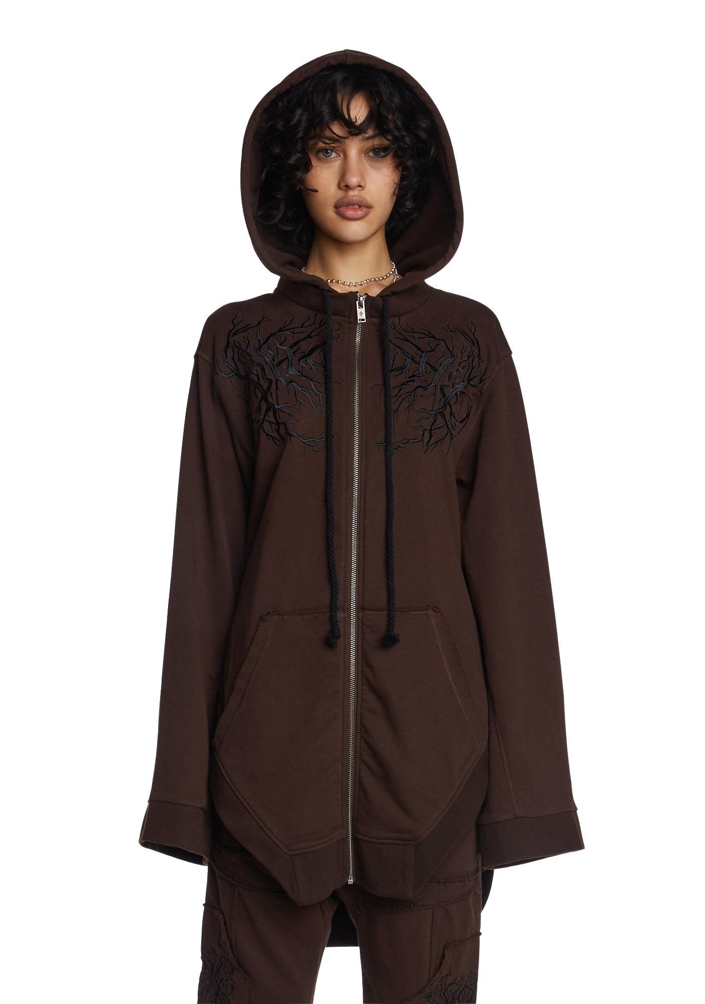 Dolls kill chain hoodie top