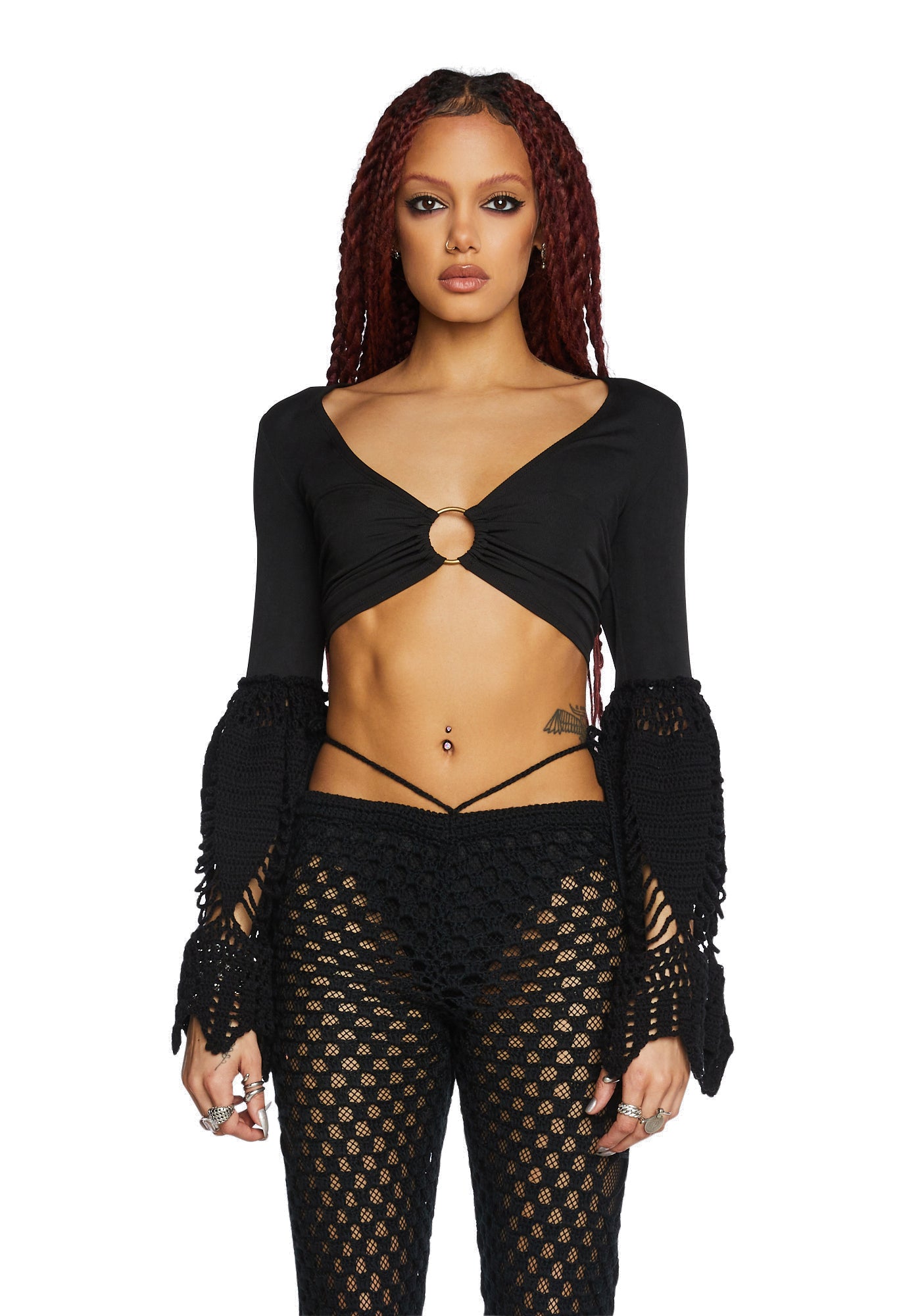 ★XTONZ★ XTK148 WEEKEND ROUND HALF SLEEVE KNIT BLACK 5cd42748ba4ed82d90f8ccc4ed81af