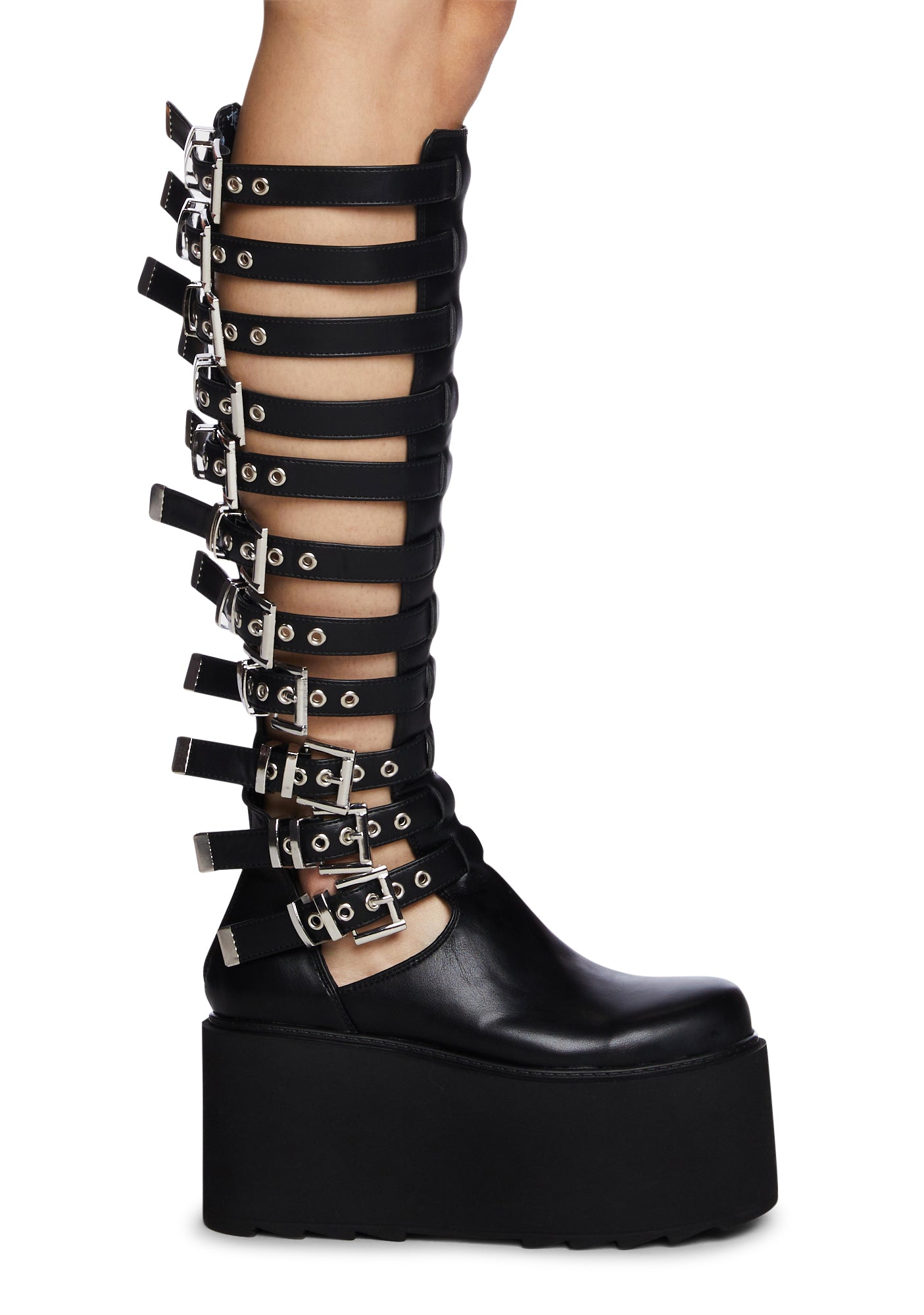 Strappy boots on sale