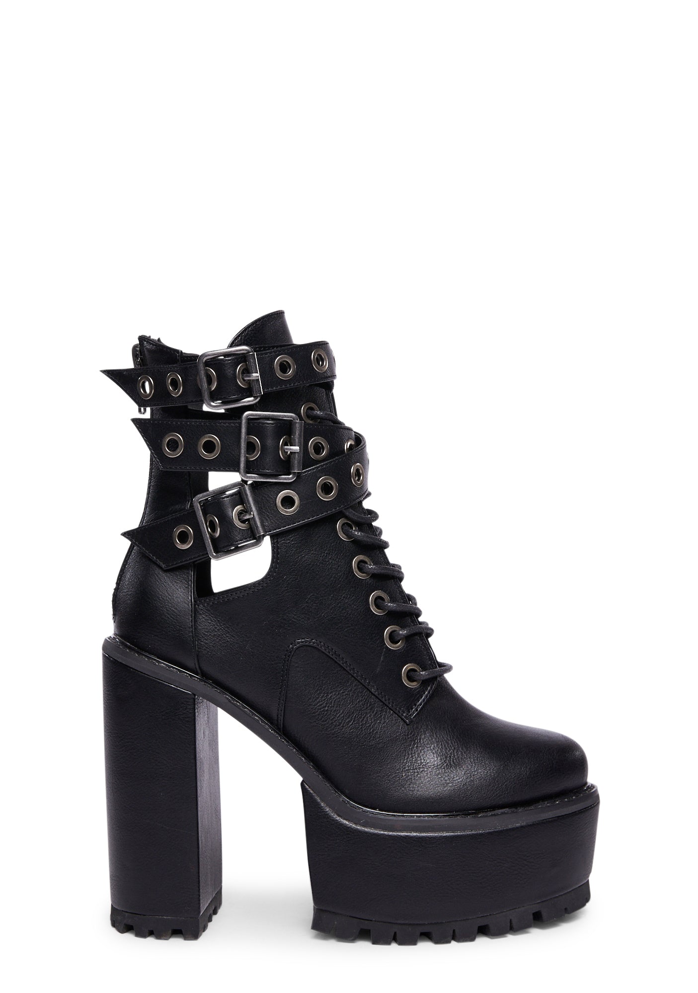 Cut out platform boots sales