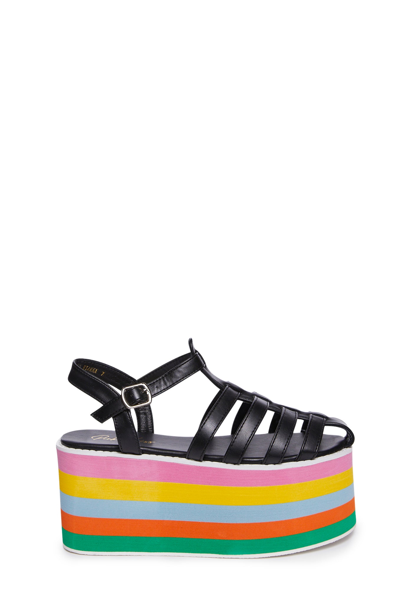 Platform sandals rainbow discount