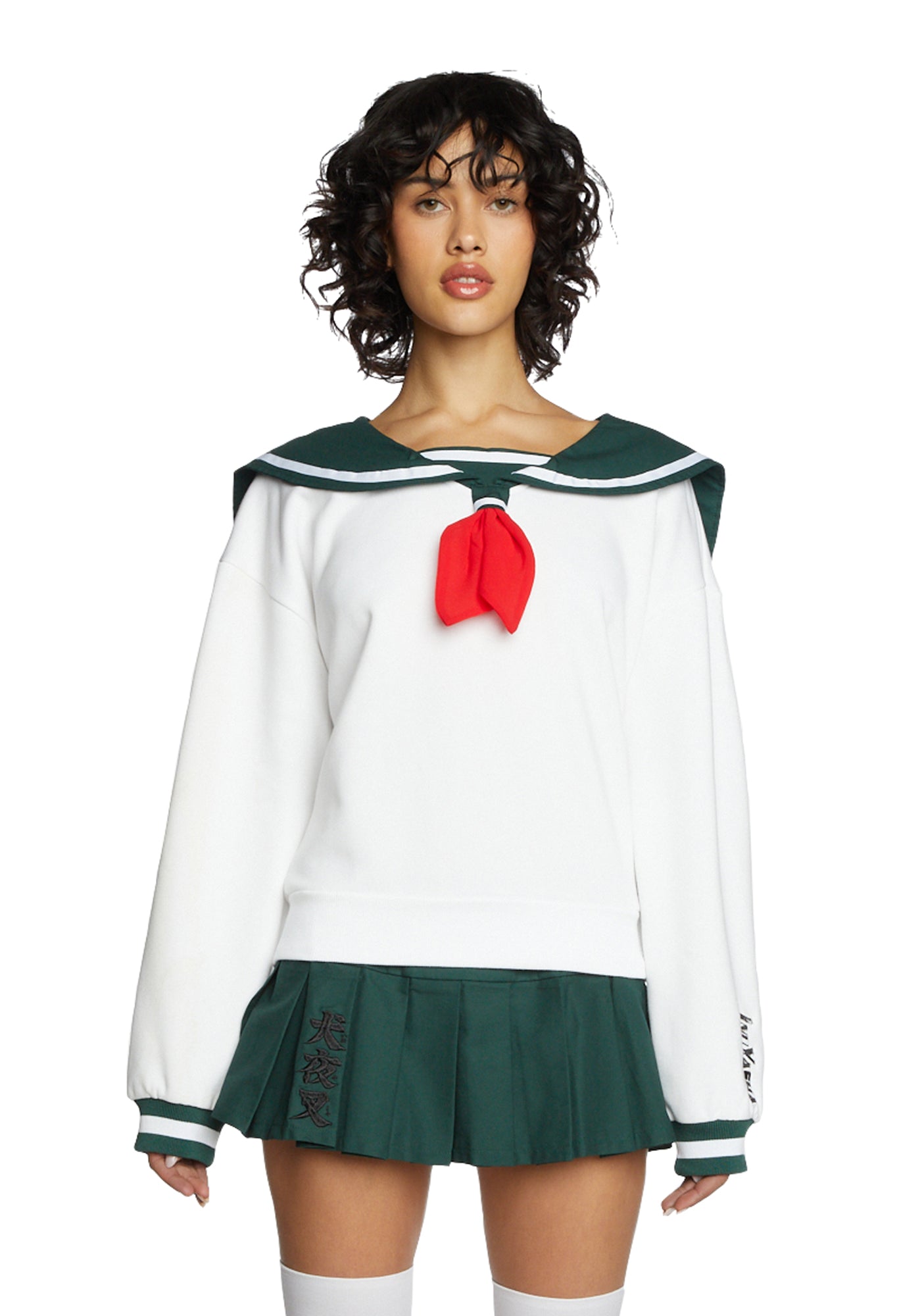 Green skirt dolls kill top