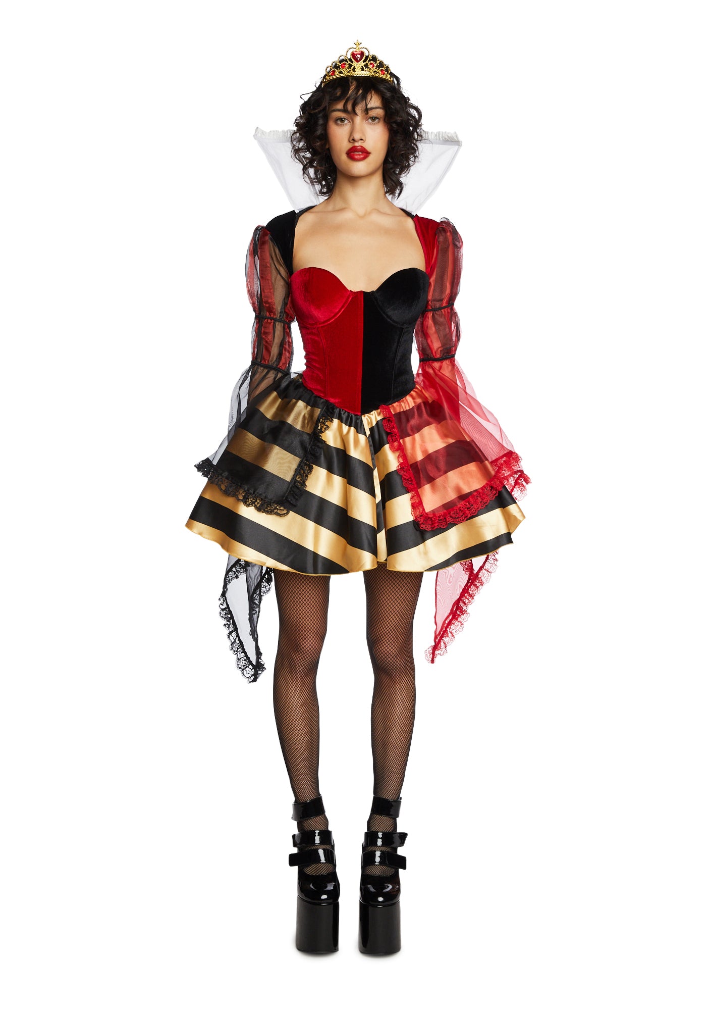 Fury Queen Costume Set Dark Red X Large Adult Dark Red