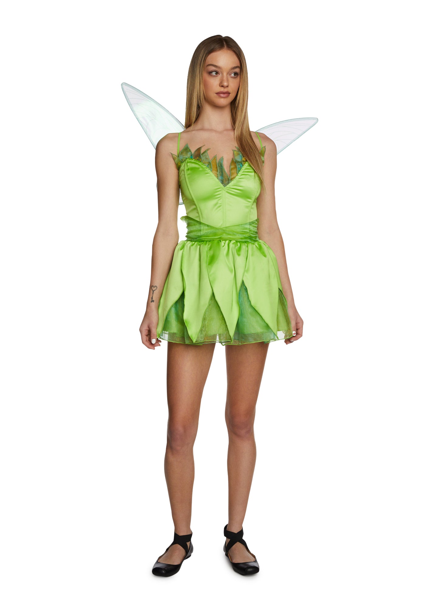 Tinkerbell Adult Costume Set | Green Fairy Dress