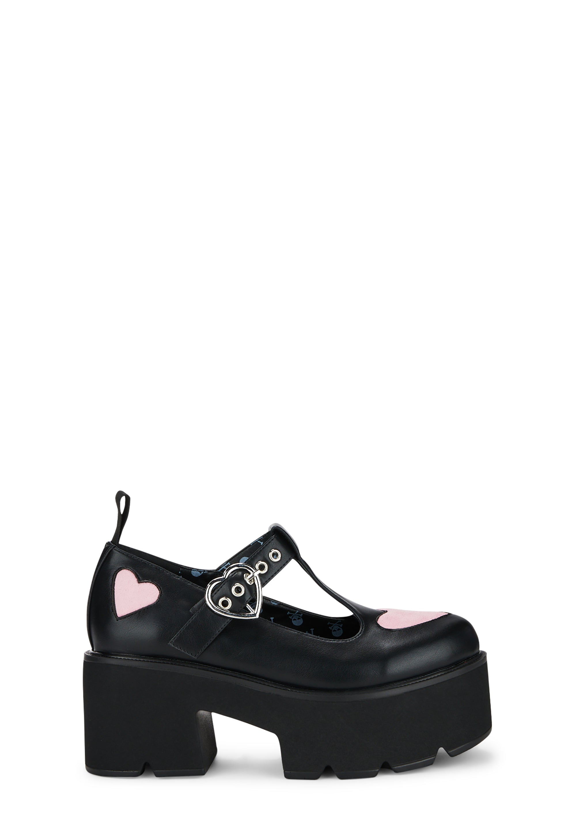 Lamoda Platform Heart Mary Janes Black Dolls Kill
