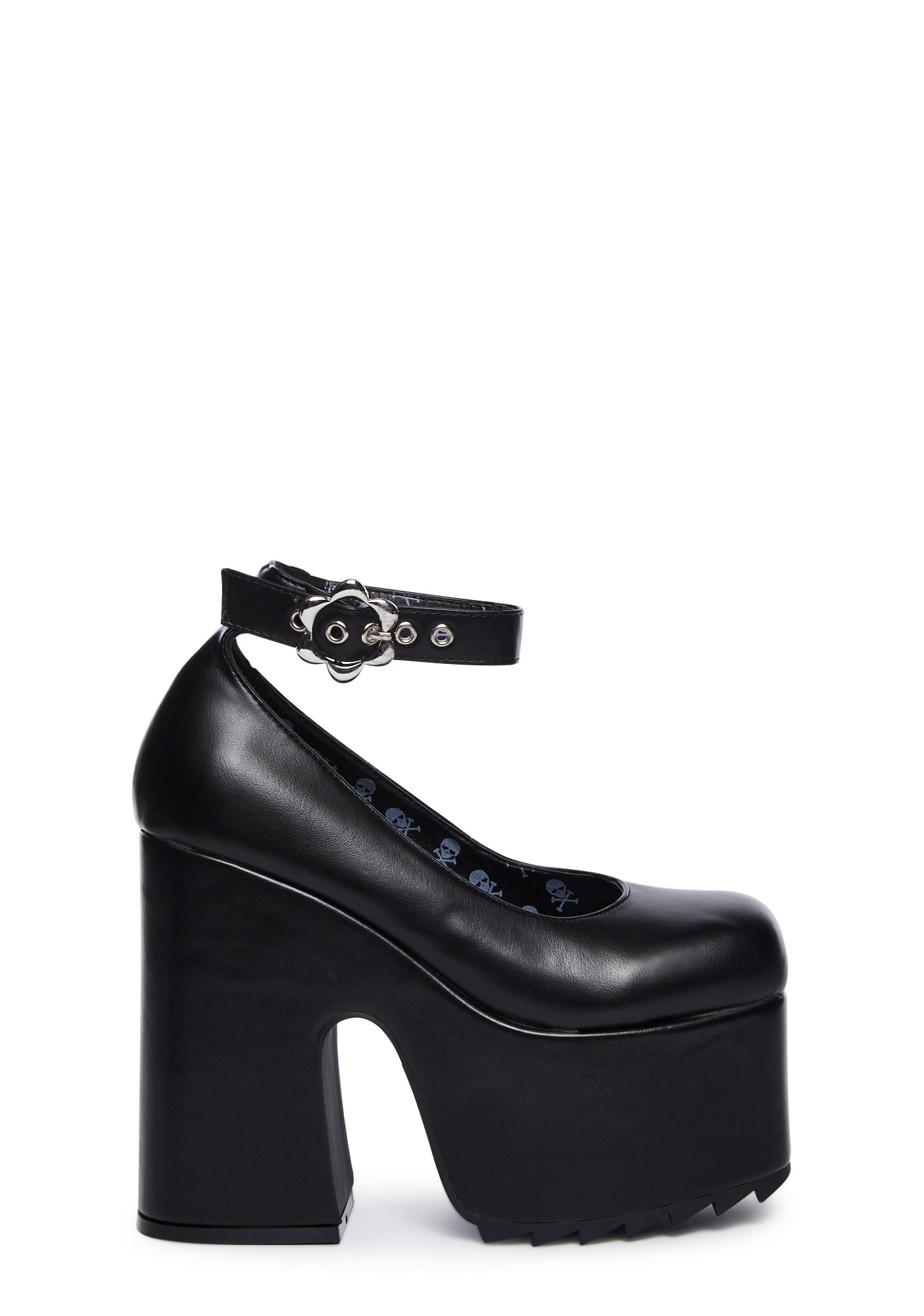 Vegan platform top heels
