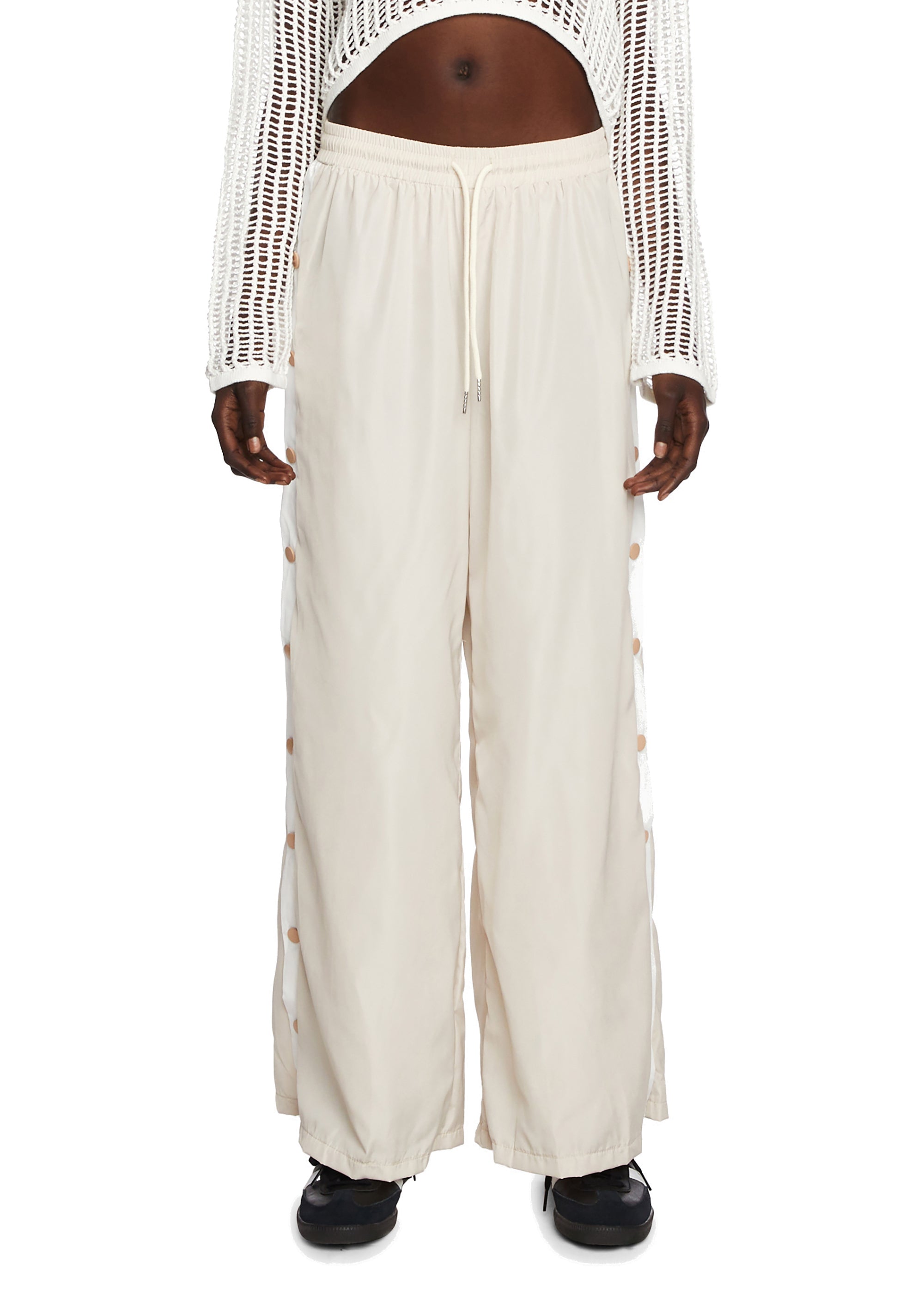 Snap off track pants discount