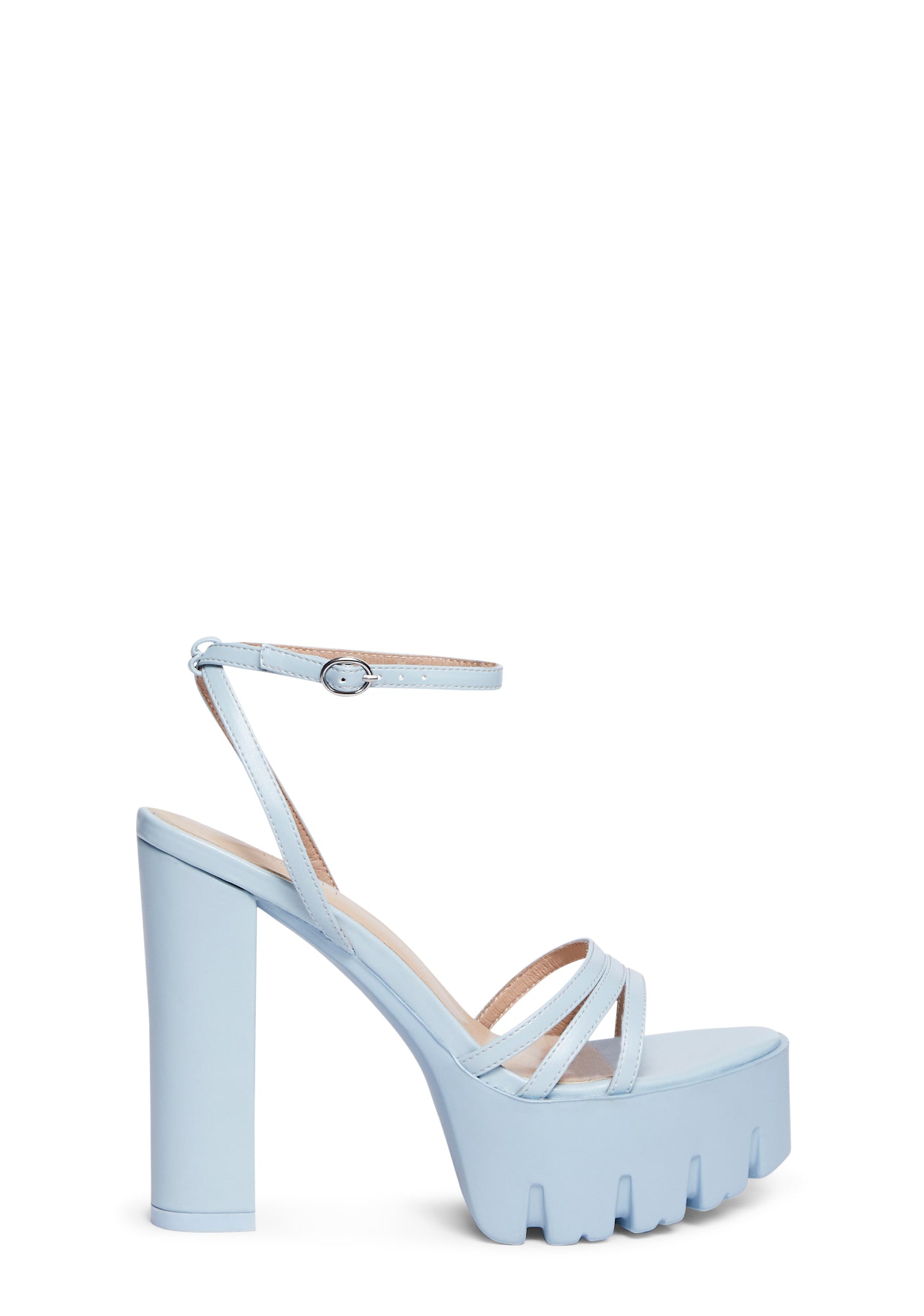 Blue strappy block heels shop