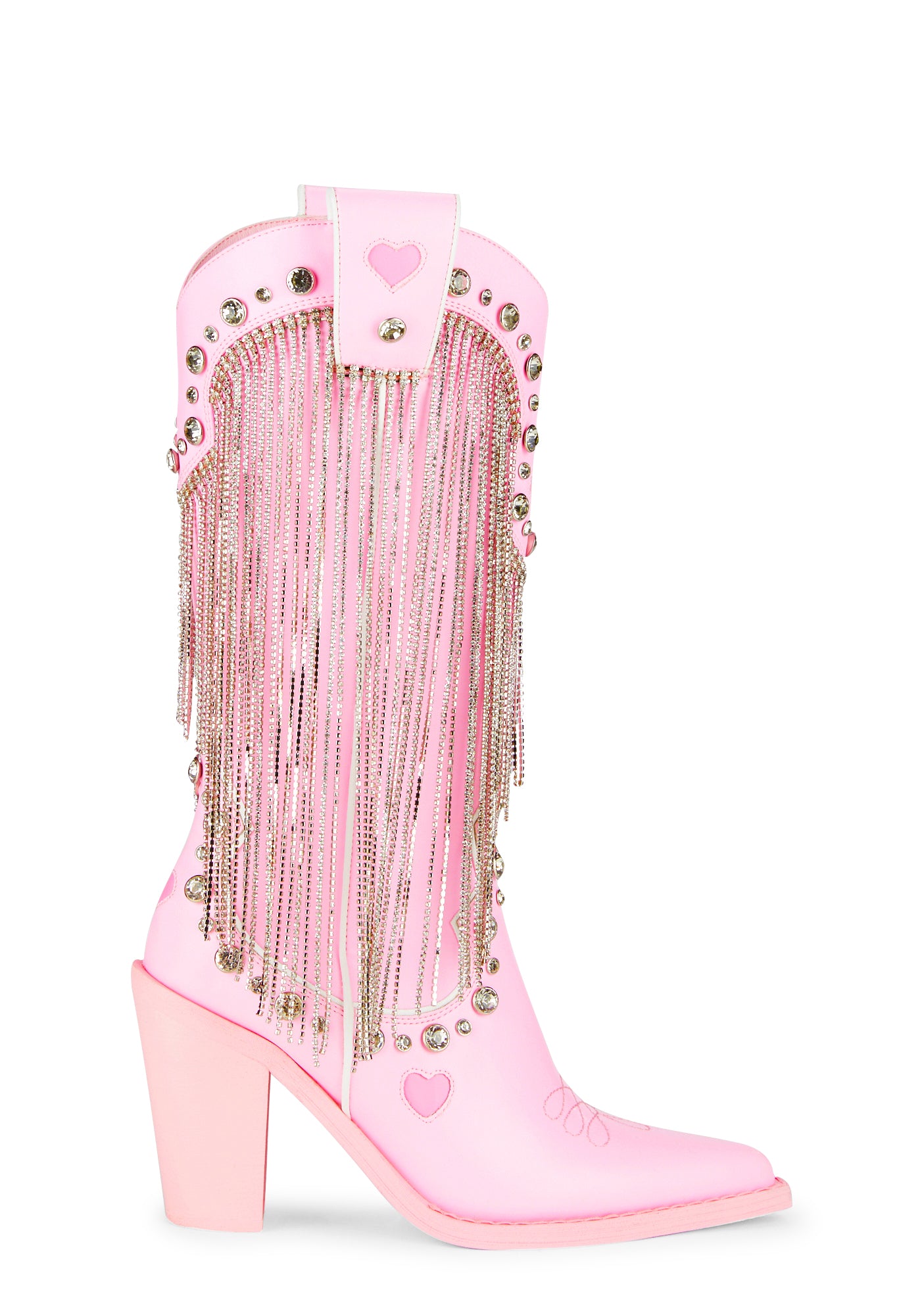 Present Perfect Cowboy Boots - Pink