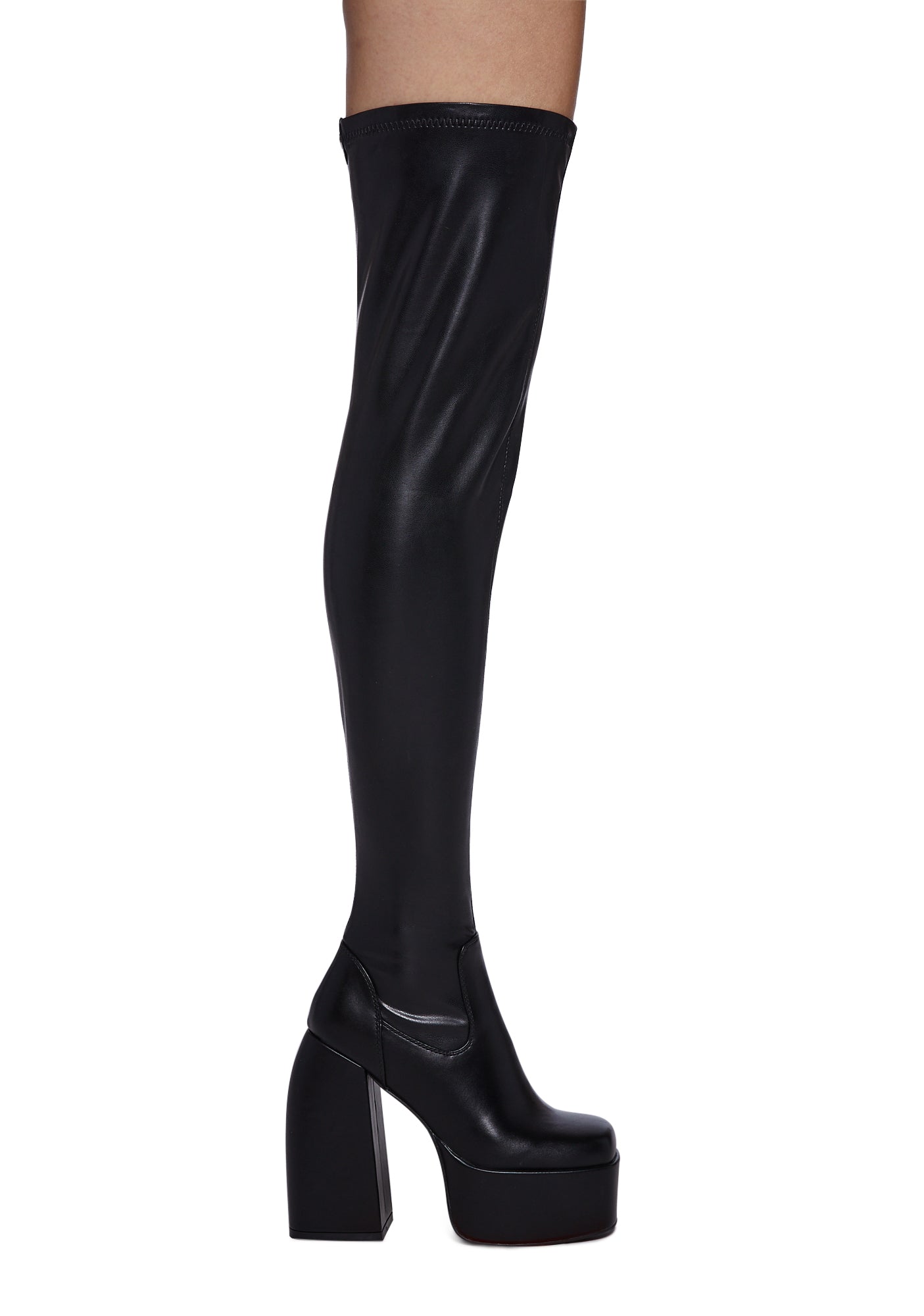 thigh high platform boots
