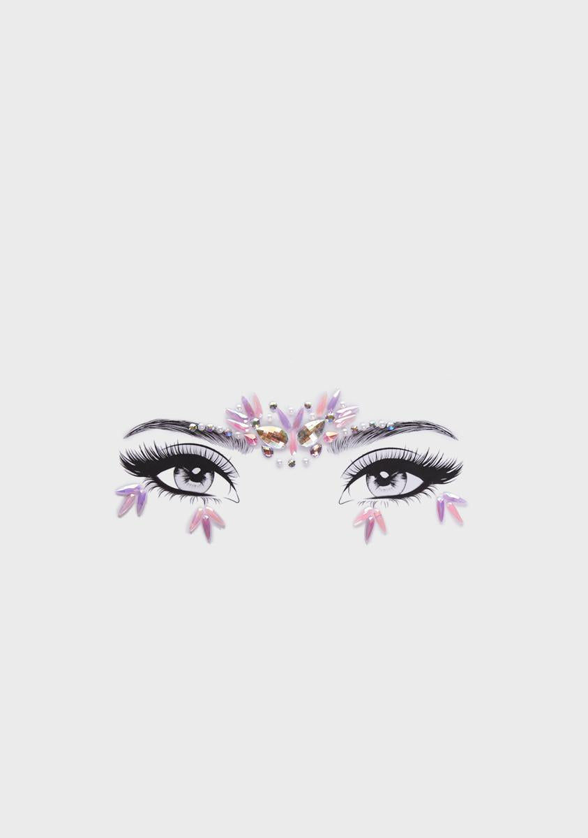 Glitter Eye Gems - White – Dolls Kill