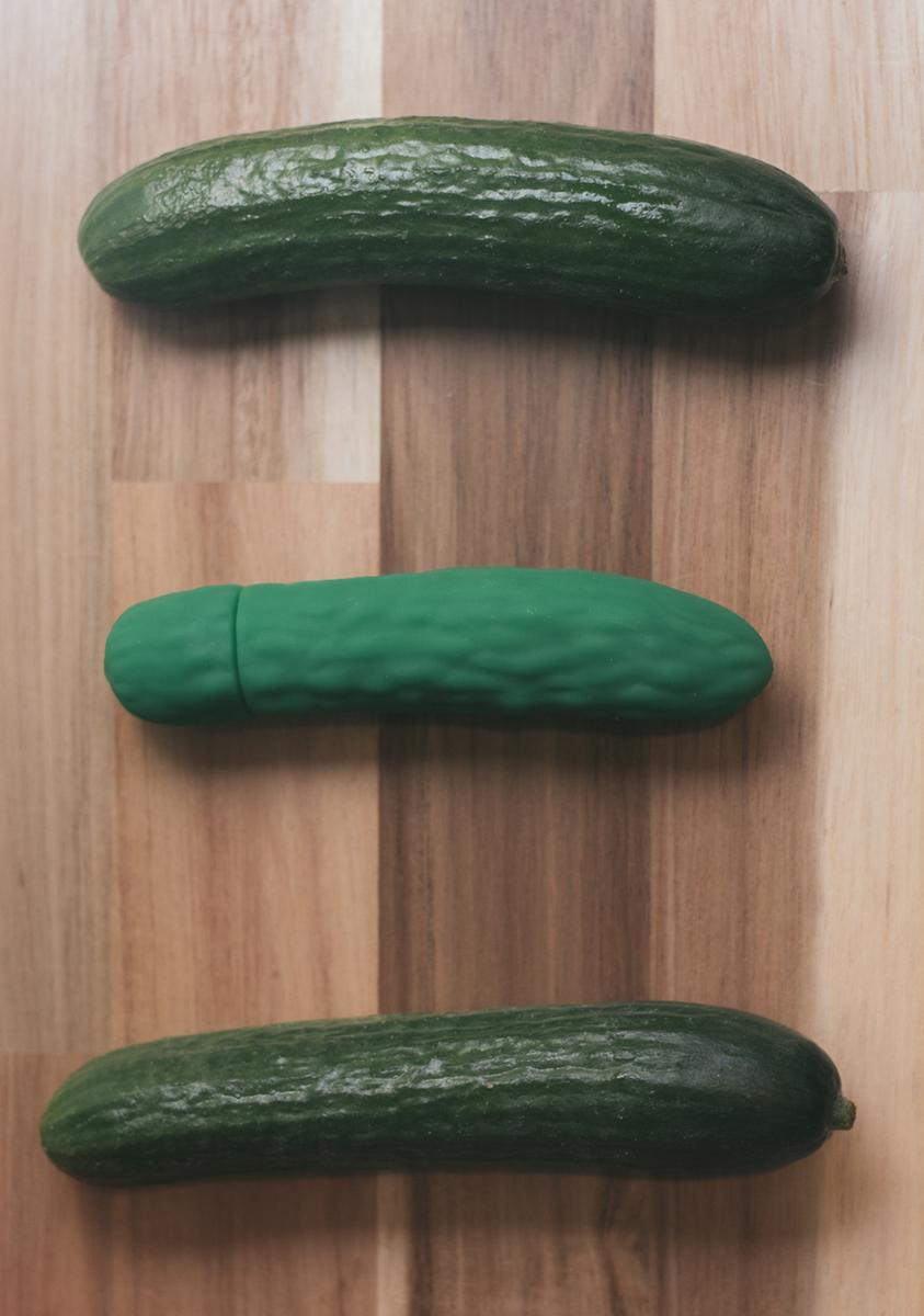 Emojibator Pickle Vibrator - Green  Dolls Kill
