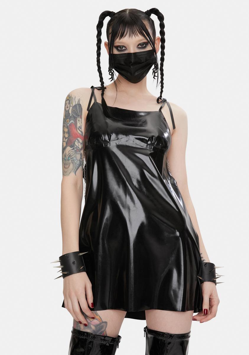 Bustedbrand Holly Latex Mini Dress Dolls Kill Bustedbrand Holly Latex Mini Dress Dolls Kill