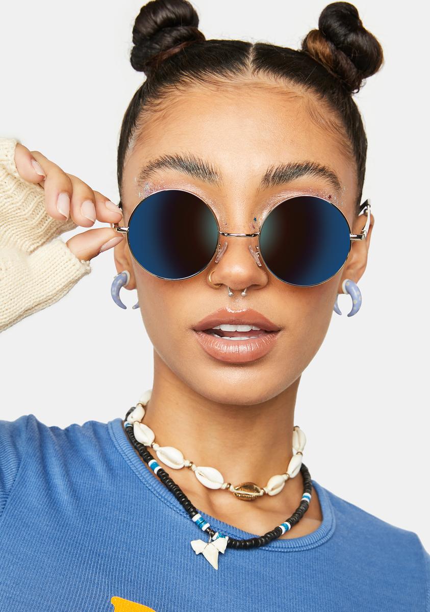 glofx goggles GloFX Imagine Blue Diffraction Glasses – Dolls Kill