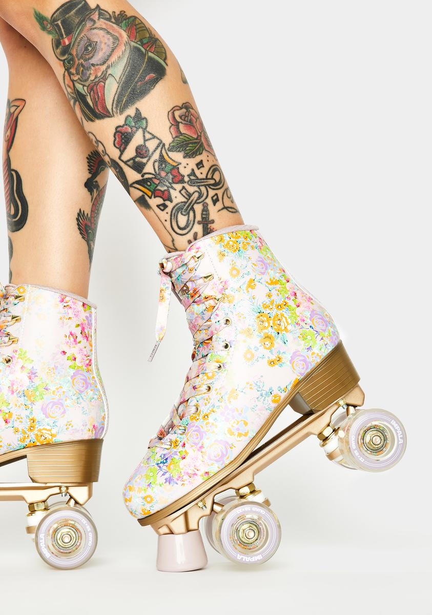 Impala Rollerskates Floral Roller Skates Multi Dolls Kill