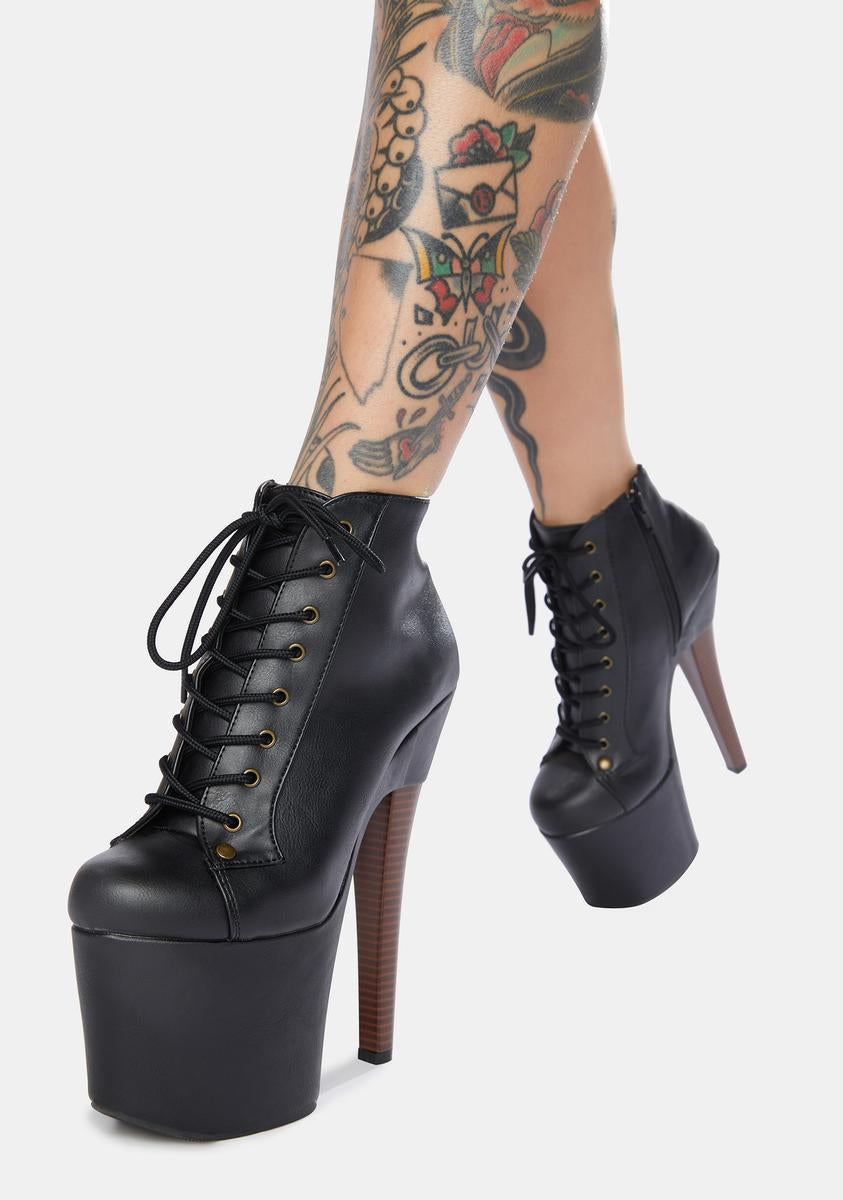 Pleaser booties top