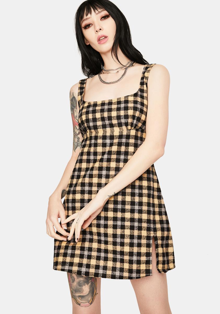 Motel 90s Grunge Mehra Mini Dress – Dolls Kill
