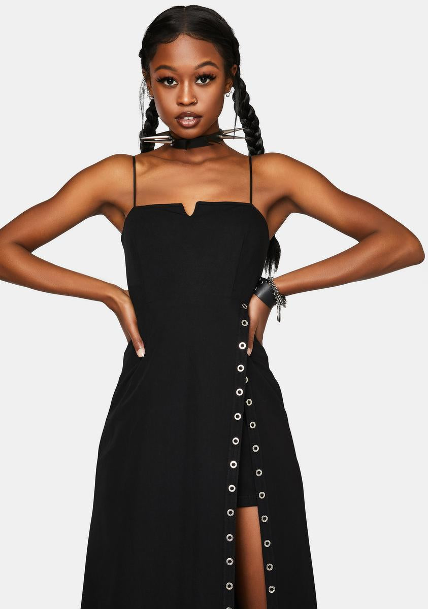 Punk Rave Sexy V-Neck Braces Dress  Dolls Kill
